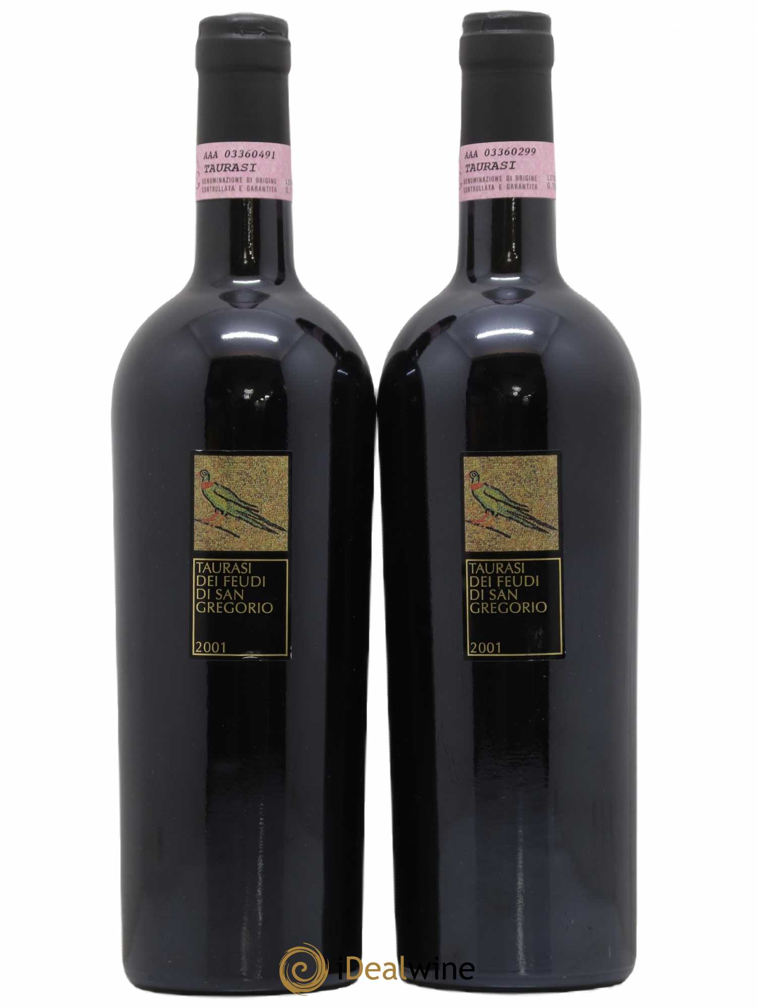 Taurasi DOCG Feudi di San Gregorio 2001 - Posten von 2 Flaschen - 0