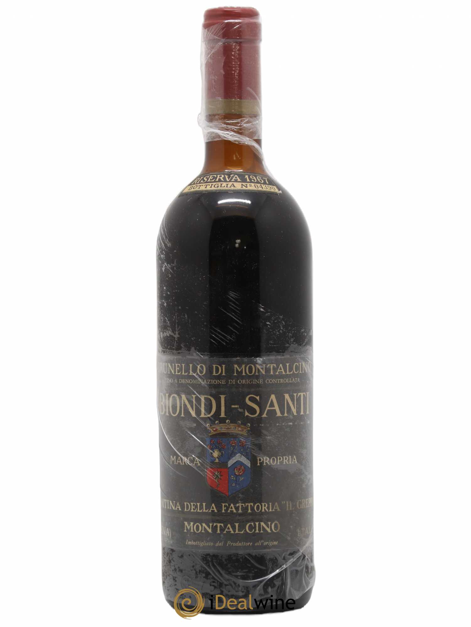 Brunello di Montalcino DOCG Riserva Biondi-Santi Tenuta Greppo 1967 - Lot de 1 bouteille - 0
