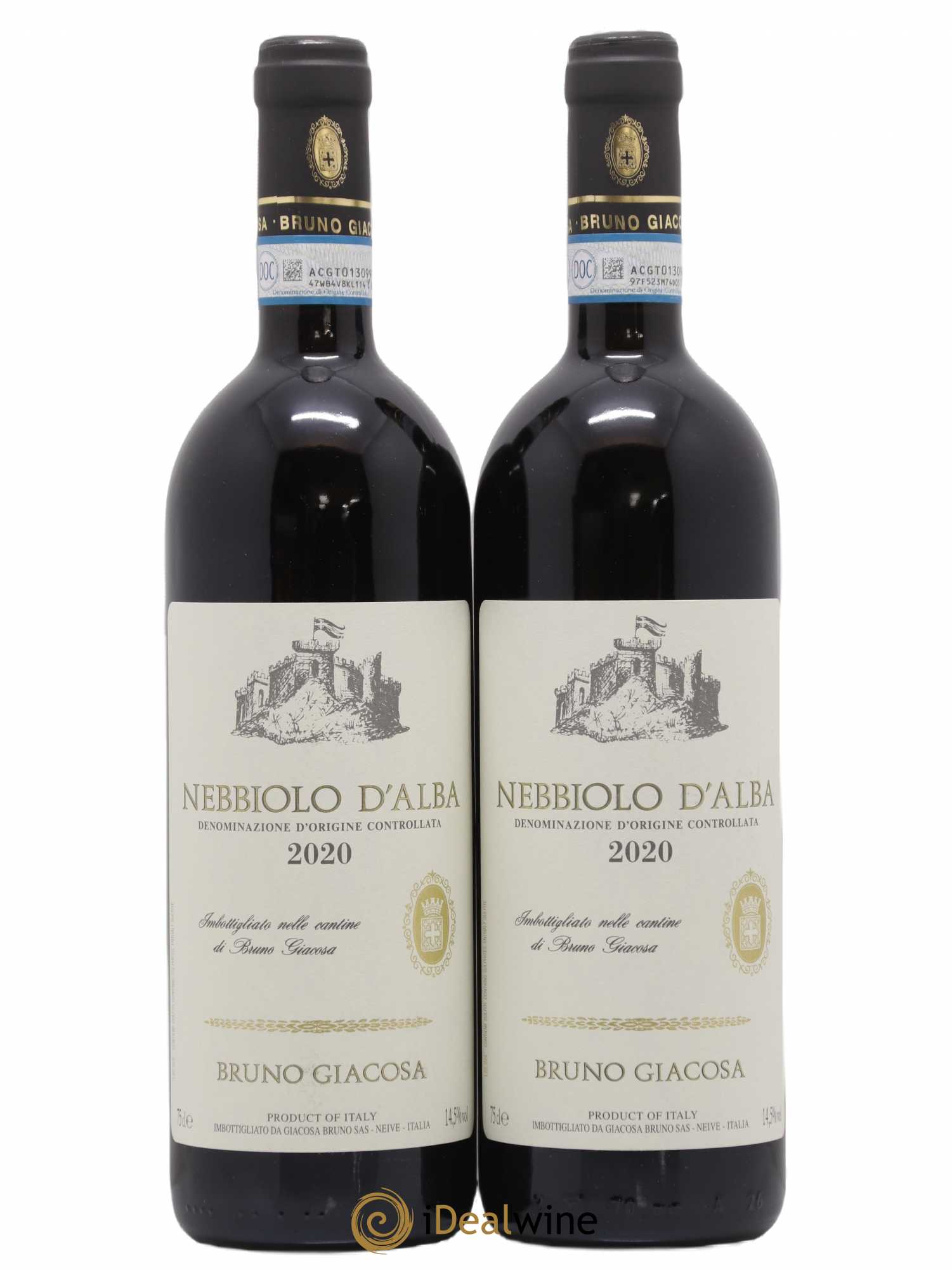 Nebbiolo d'Alba DOC Casa Vinicola Bruno Giacosa 2020 - Lot de 2 bouteilles - 0