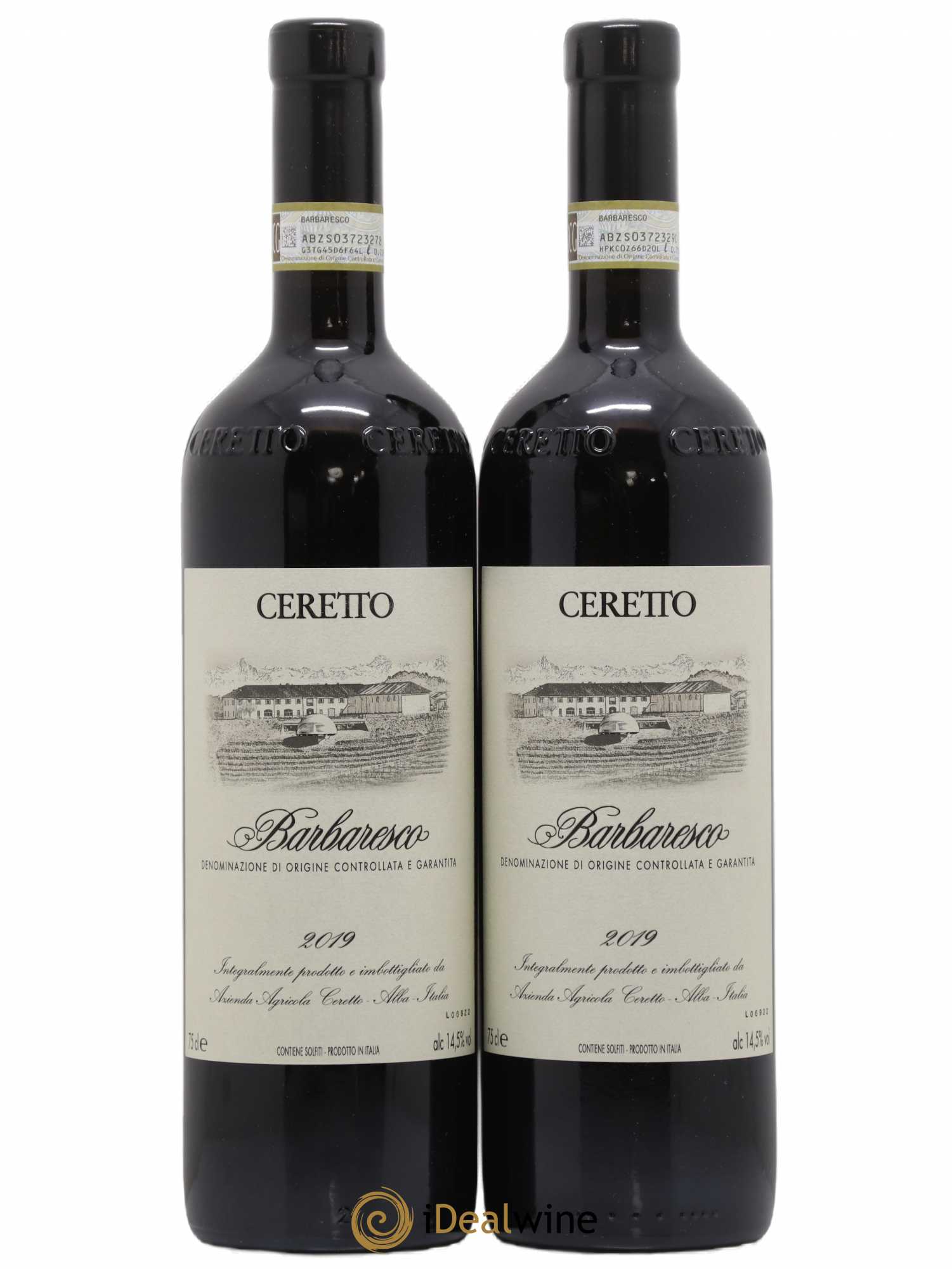 Barbaresco DOCG Ceretto 2019 - Lot de 2 bouteilles - 0