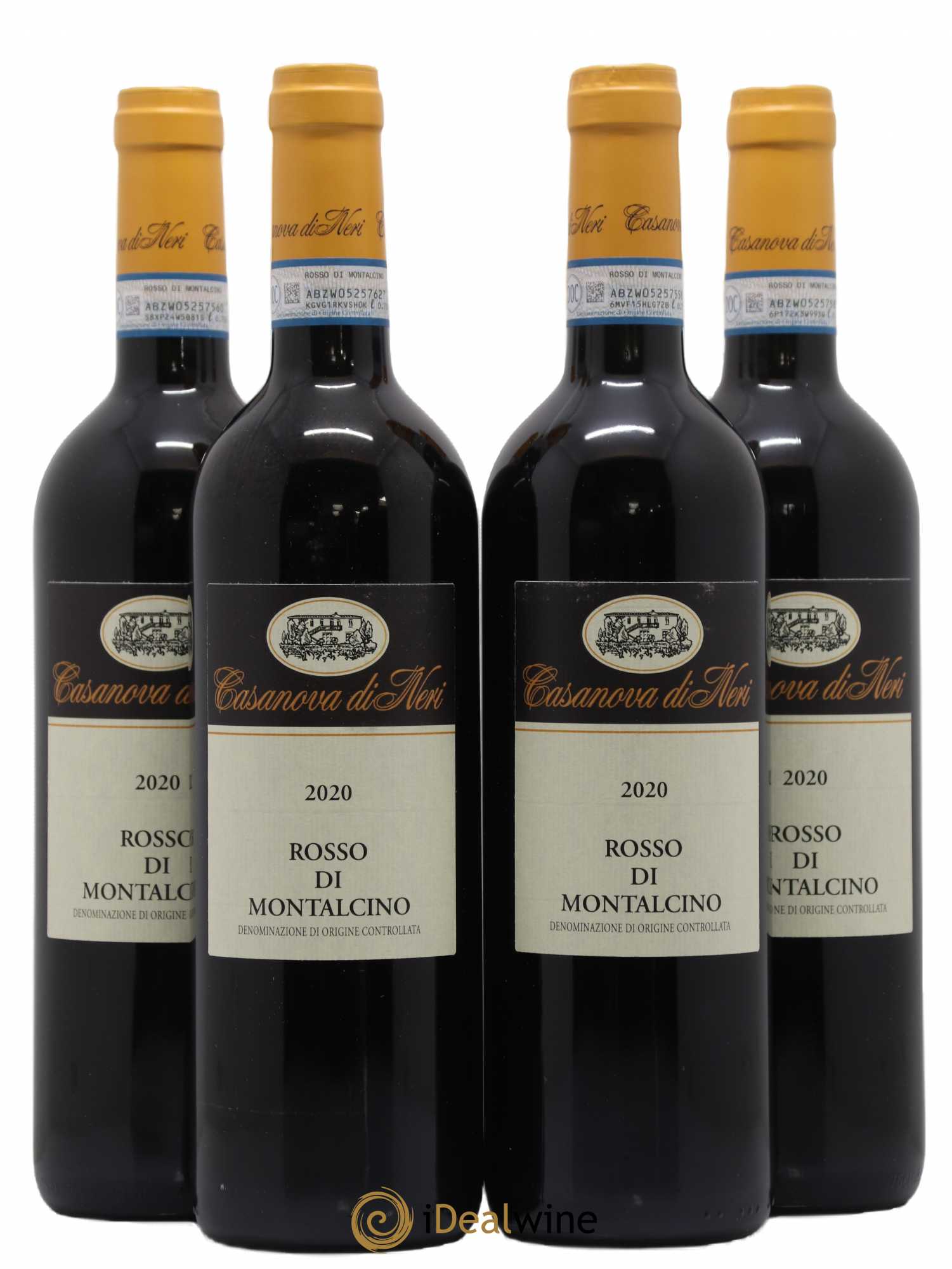 Rosso di Montalcino DOC Casanova di Neri 2020 - Lot de 4 bouteilles - 0