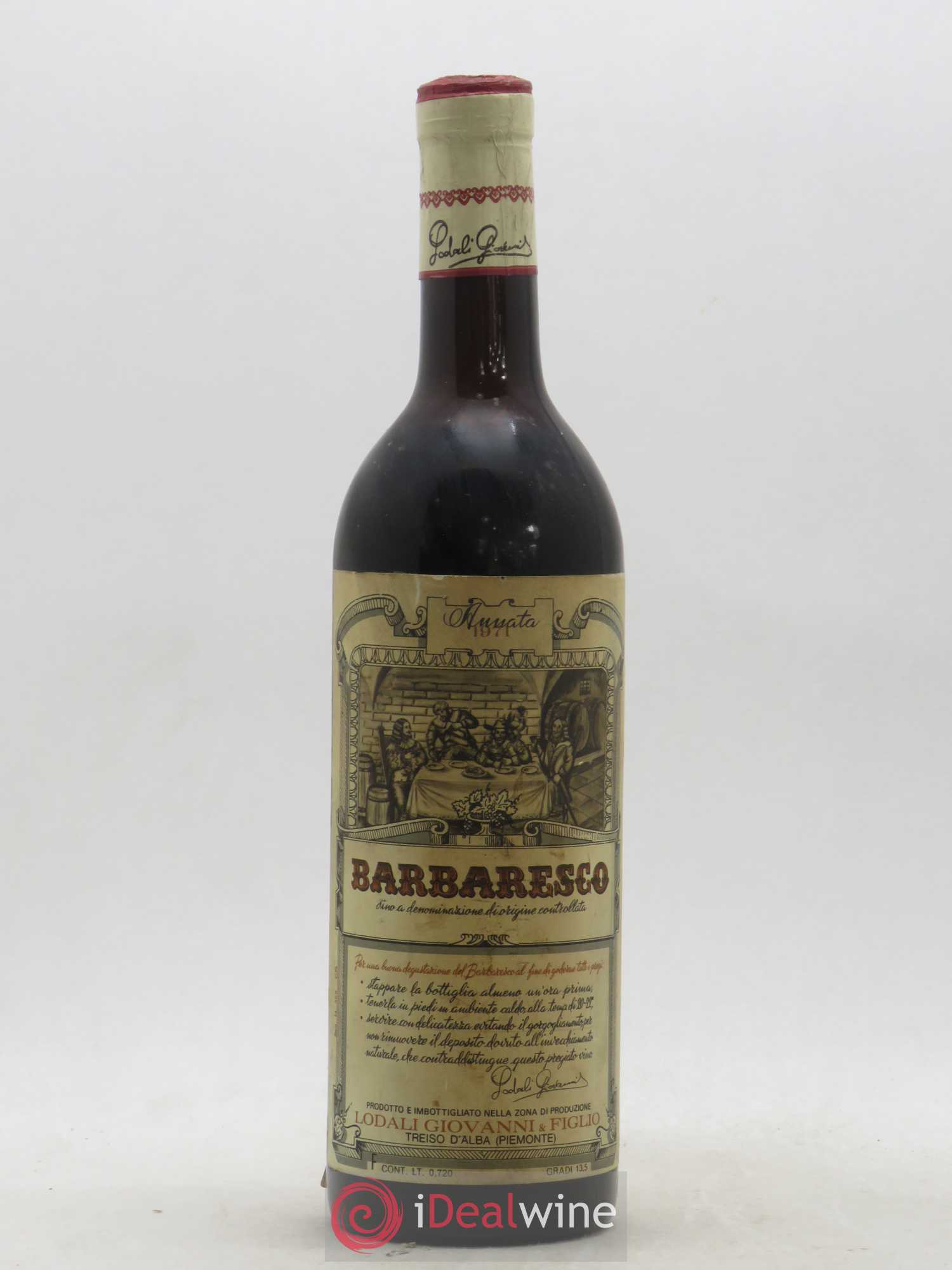 Barbaresco DOCG Lodali Giovanni & Figlio 1971 - Posten von 1 Flasche - 0