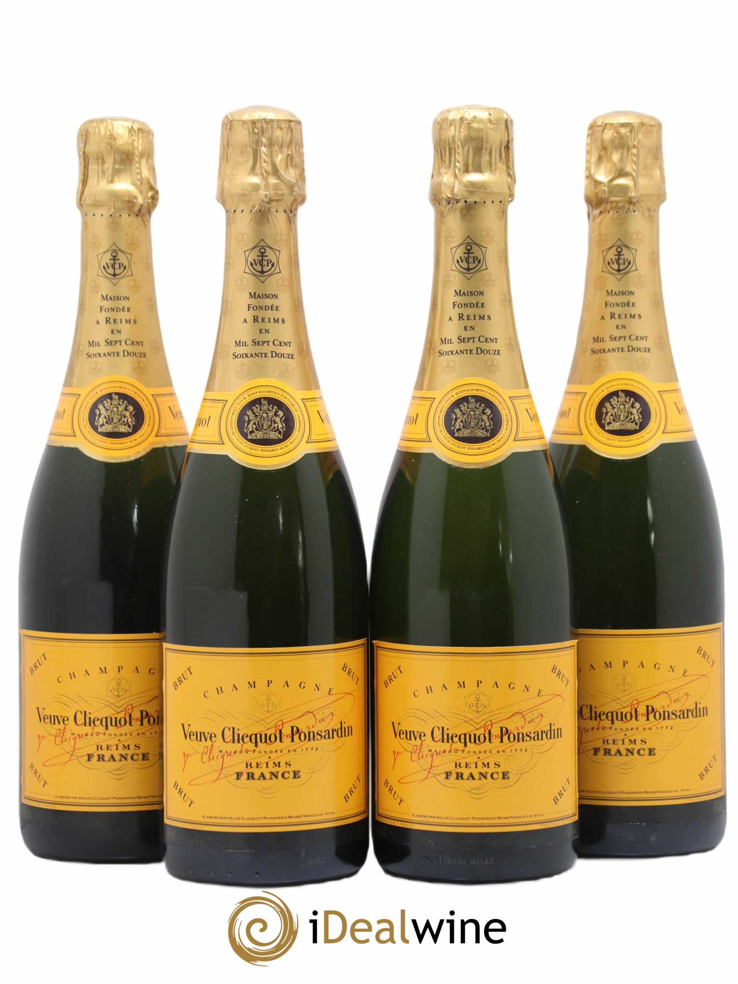 Carte Jaune Brut Veuve Clicquot - Lot de 4 bouteilles - 0