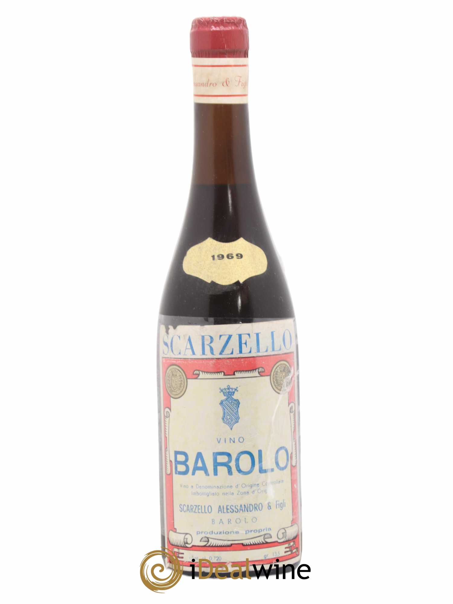 Barolo Scarzello Alessandro 1969 - Lot de 1 bouteille - 0