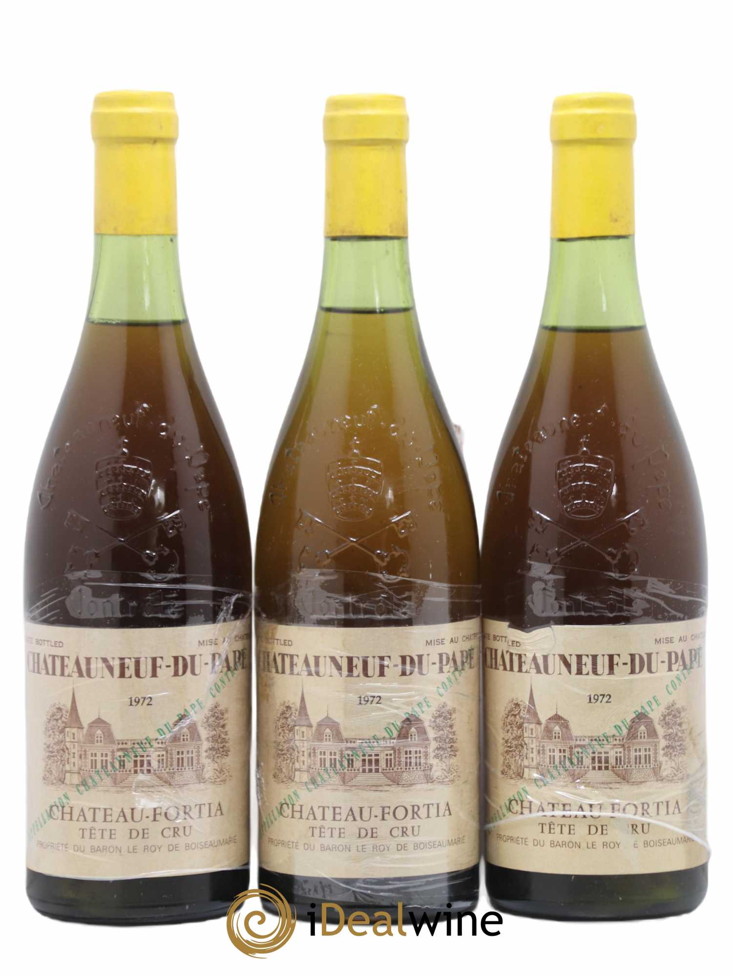 Châteauneuf-du-Pape Tete De Cru 1972 - Posten von 3 Flaschen - 0