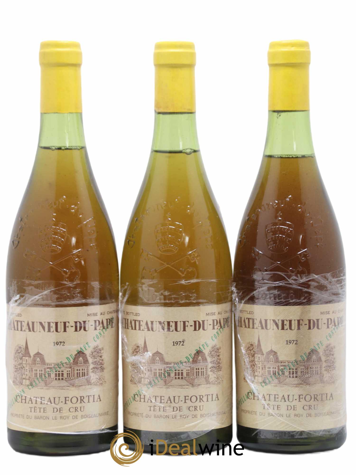Châteauneuf-du-Pape Tete De Cru 1972 - Posten von 3 Flaschen - 0