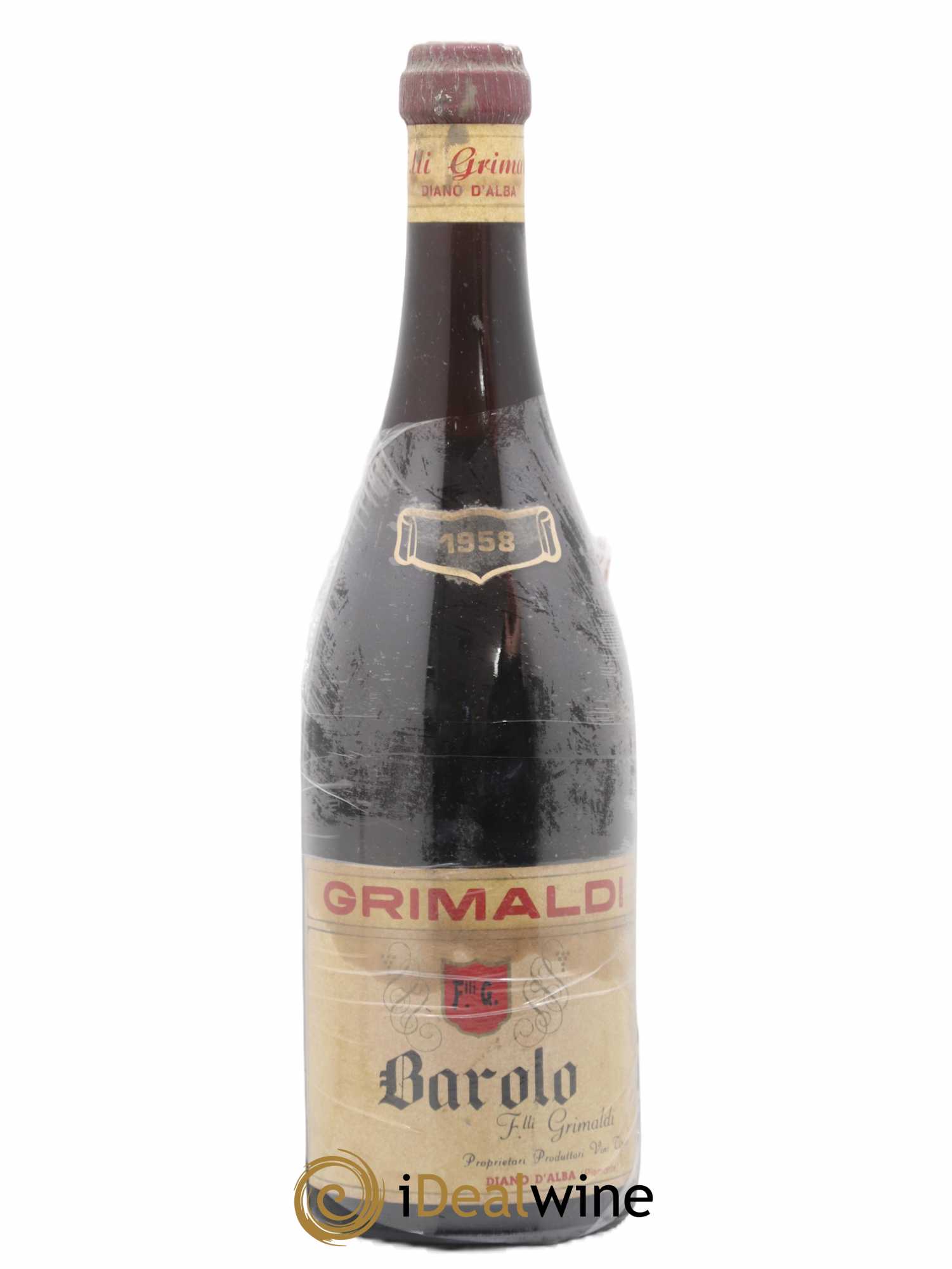 Barolo Flii. Grimaldi 1958 - Posten von 1 Flasche - 0