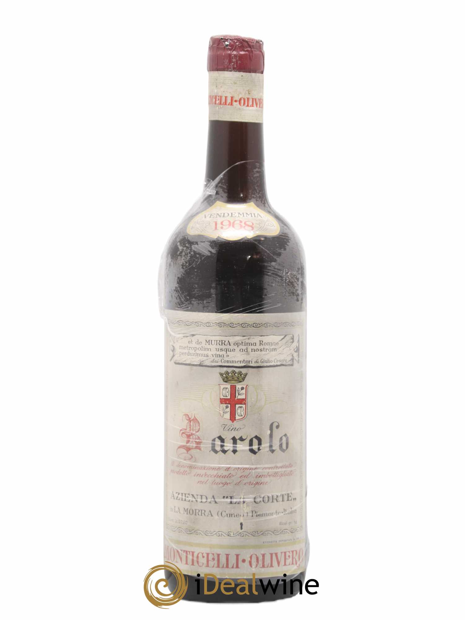 Barolo la corte Monticelli-Olivero 1968 - Posten von 1 Flasche - 0