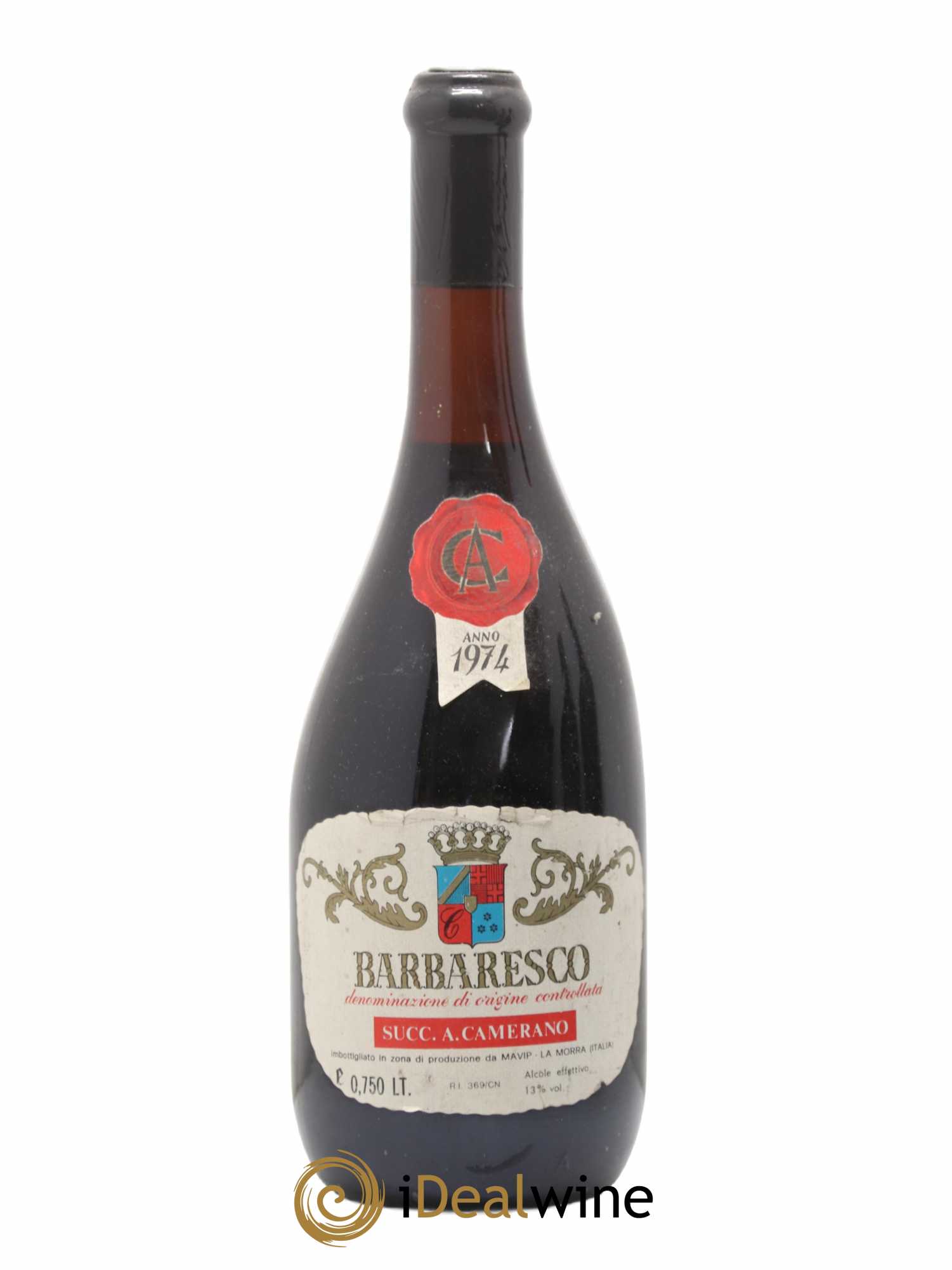 Barbaresco DOCG Camerano 1974 - Lot de 1 bouteille - 0