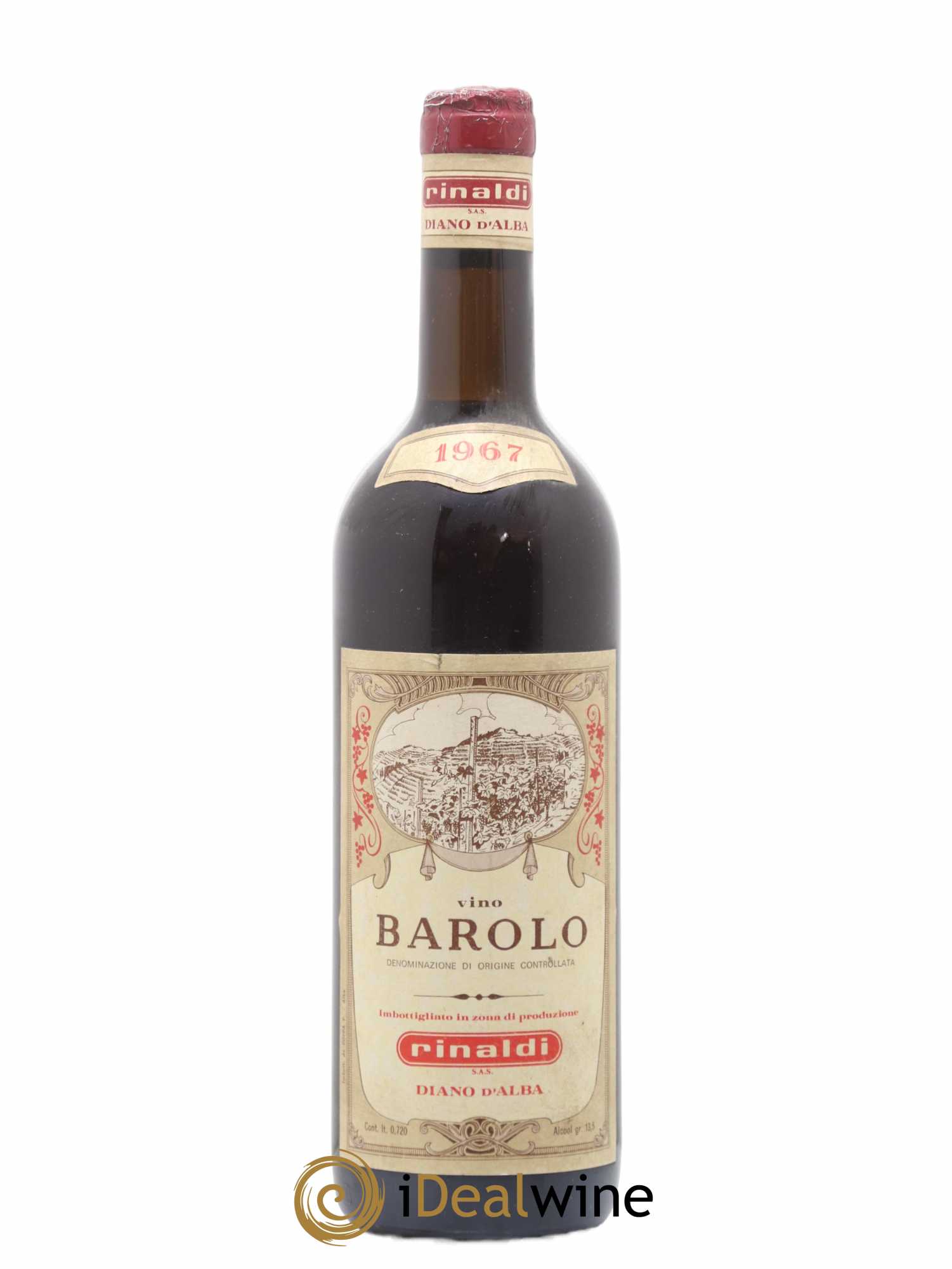 Barolo DOCG Giuseppe Rinaldi 1967 - Lot de 1 bouteille - 0