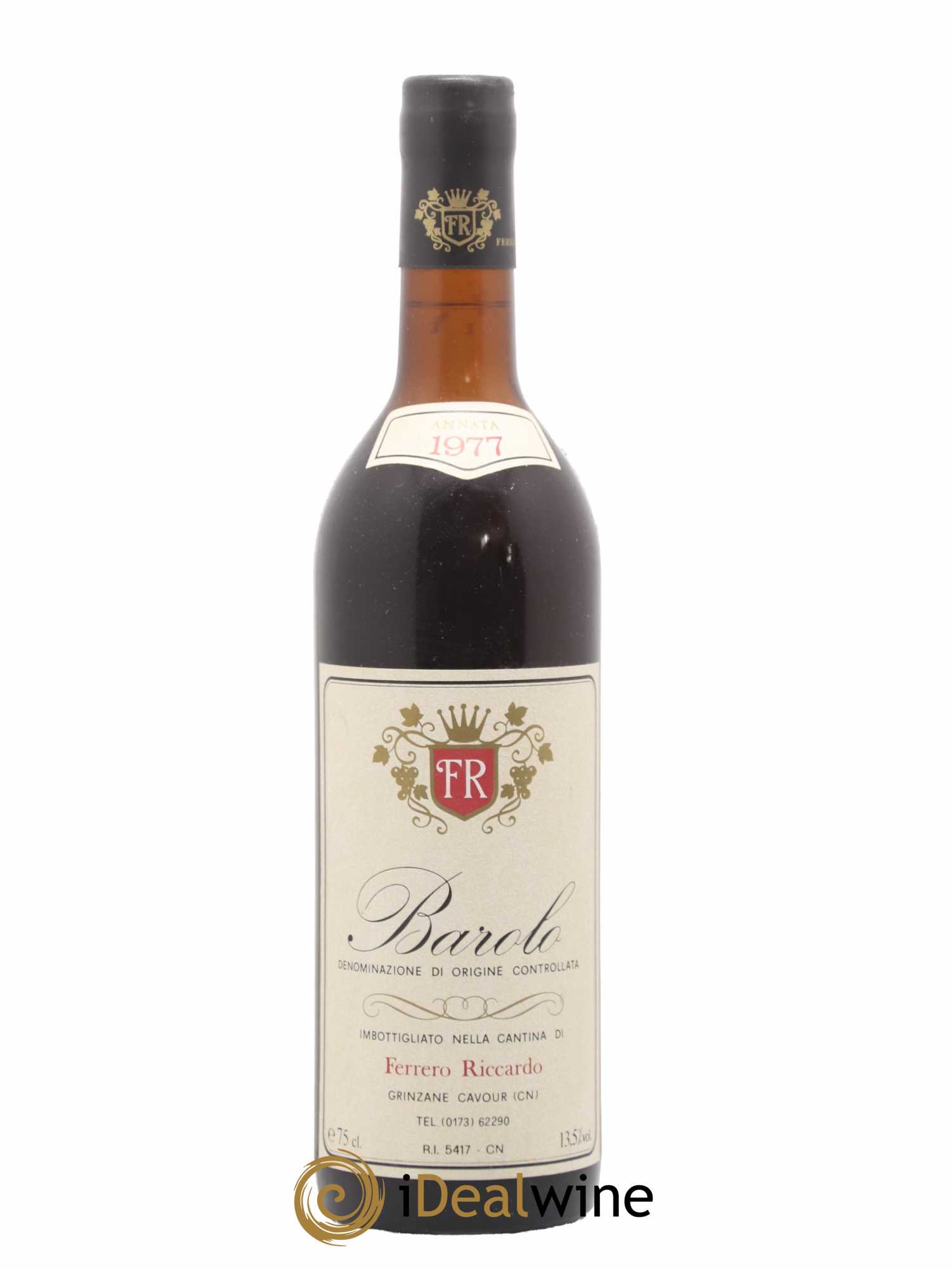 Barolo Ricardo Ferrero 1977 - Lotto di 1 bottiglia - 0