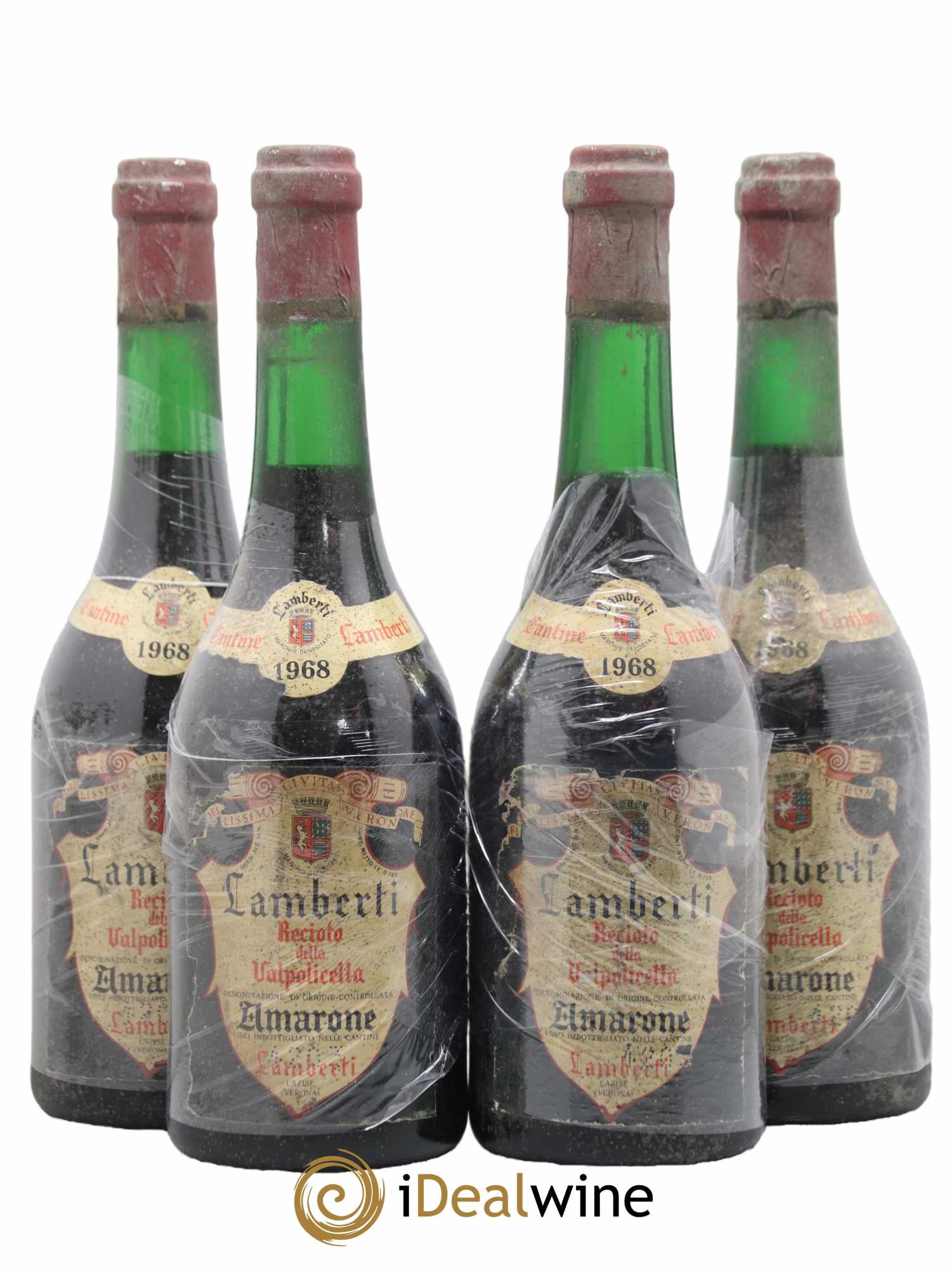 Italie Amarone Recioto della Valpollicella Lamberti 1968 - Posten von 4 Flaschen - 0