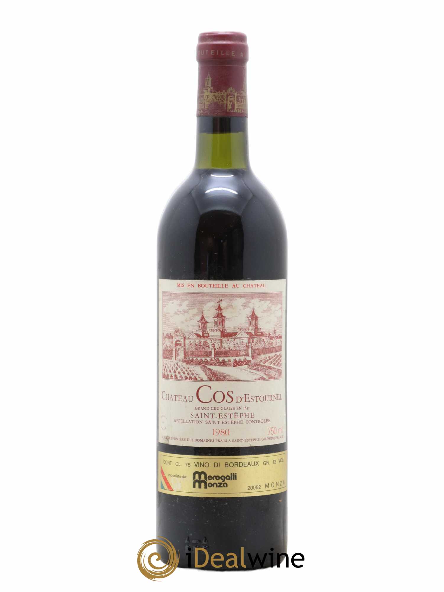 Cos d'Estournel 2ème Grand Cru Classé 1980 - Lot de 1 bouteille - 0
