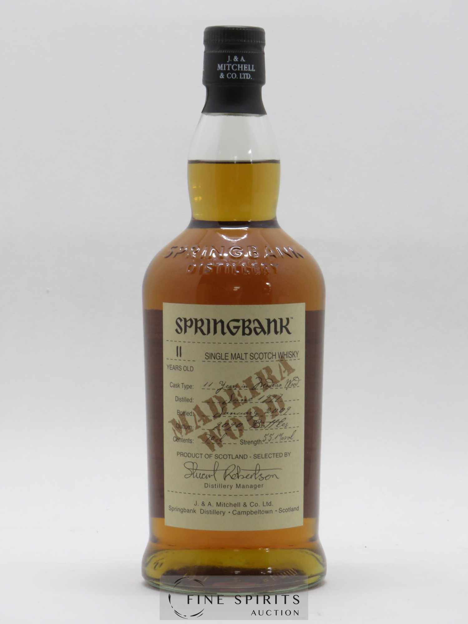 Springbank 11 years 1997 Of. Madeira Wood bottled 2009 Wood Expressions - Lot de 1 bouteille - 1