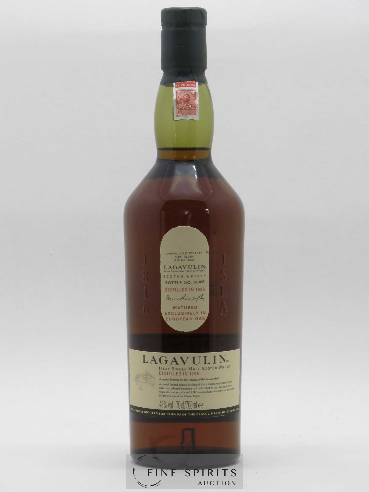 Lagavulin 12 years 1995 Of. European Oak bottled 2008 Friends of the Classic Malts Limited Edition - Posten von 1 Flasche - 1