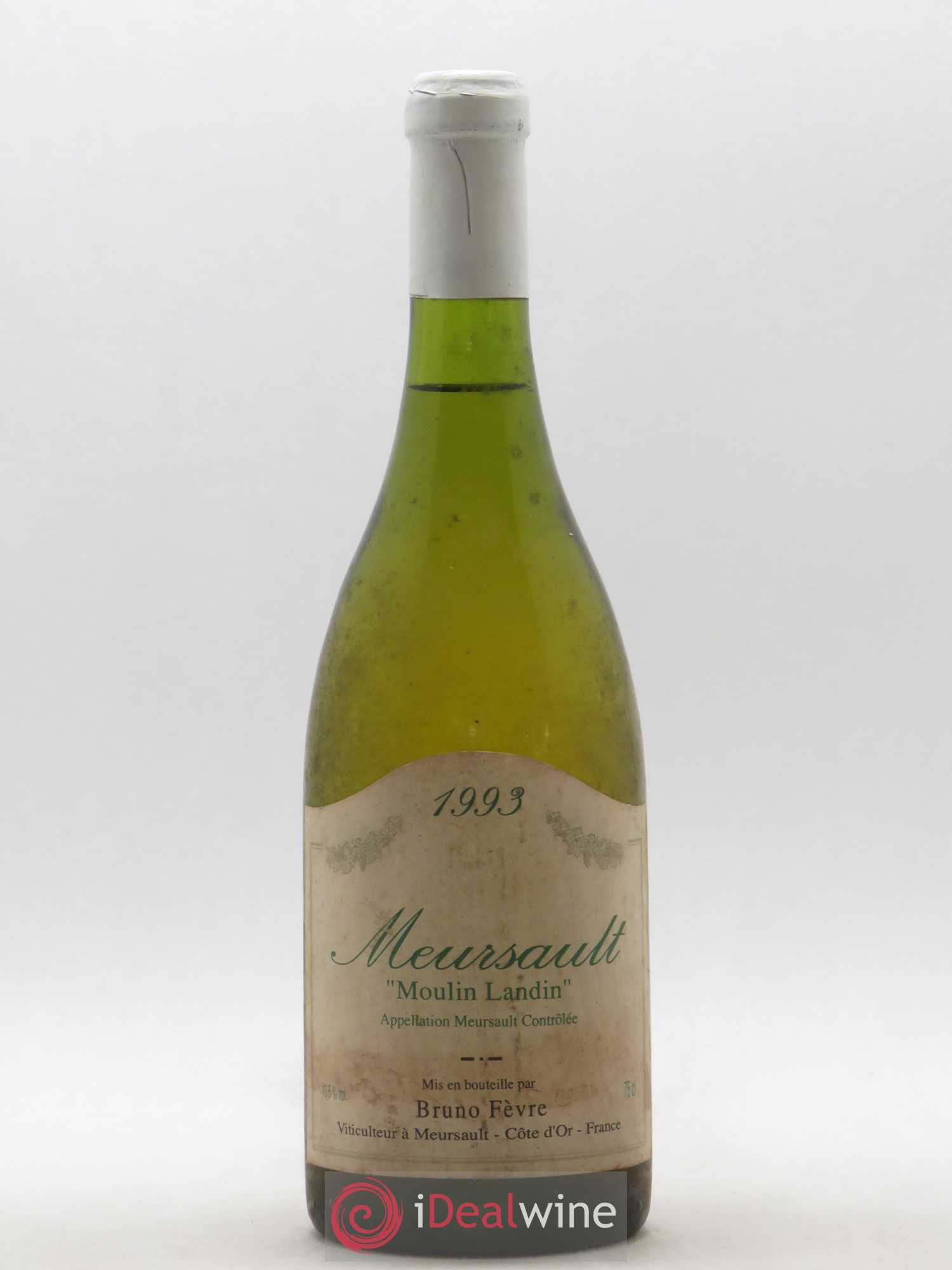 Meursault Moulin Landin Bruno Fèvre 1993 - Posten von 1 Flasche - 0