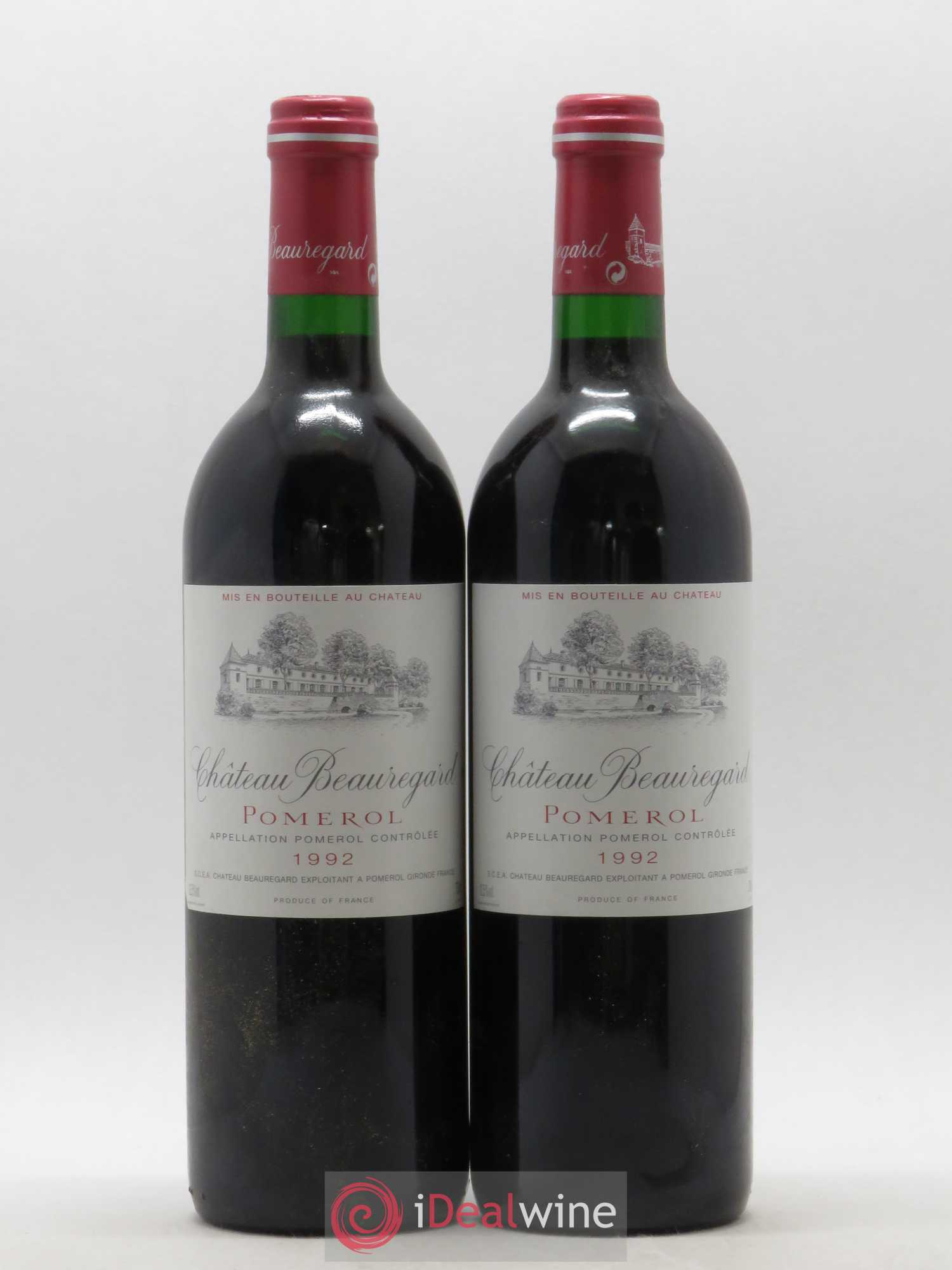 Château Beauregard 1992 - Lot de 2 bouteilles - 0