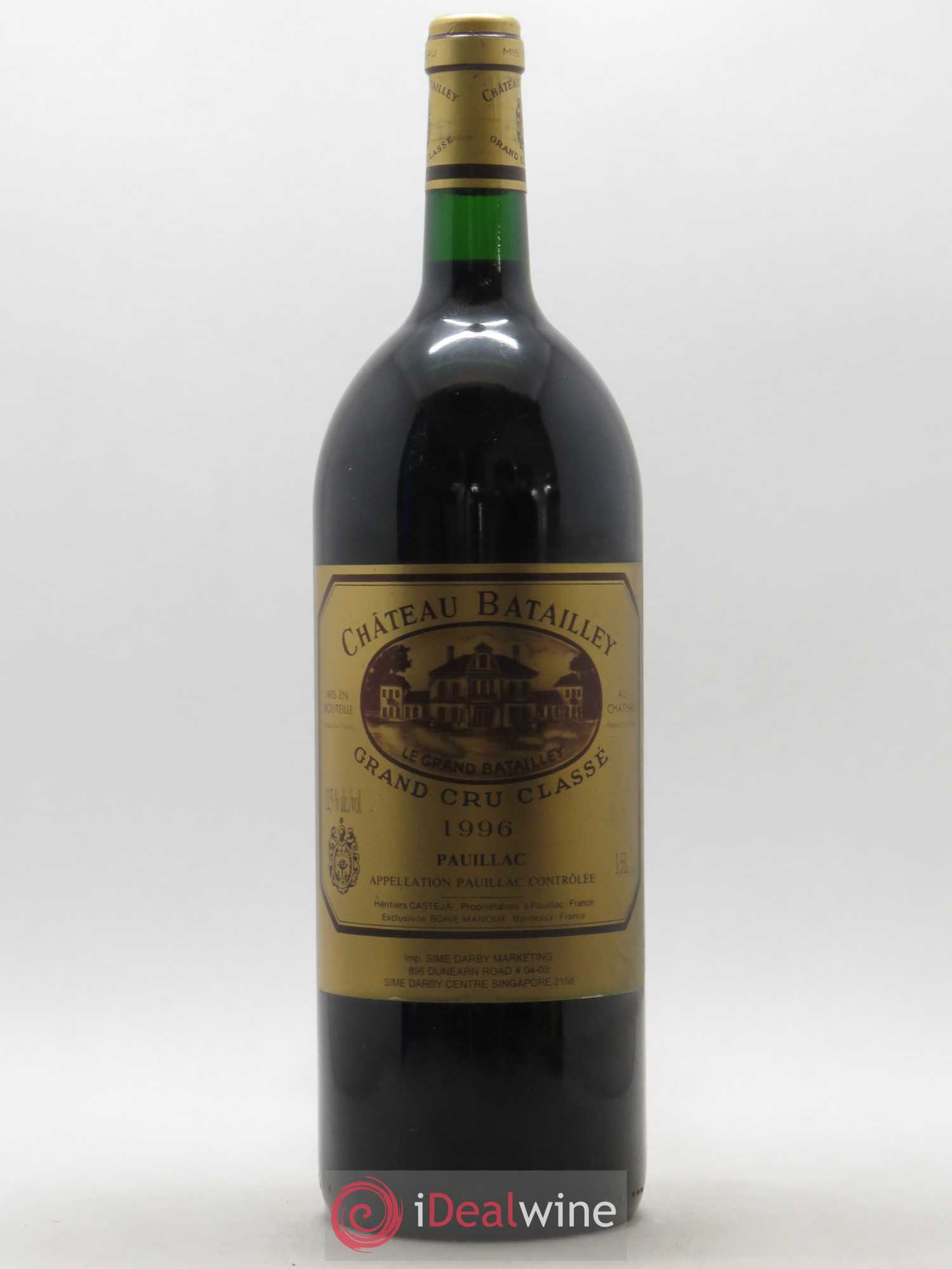 Château Batailley 5ème Grand Cru Classé 1996 - Lot de 1 magnum - 0