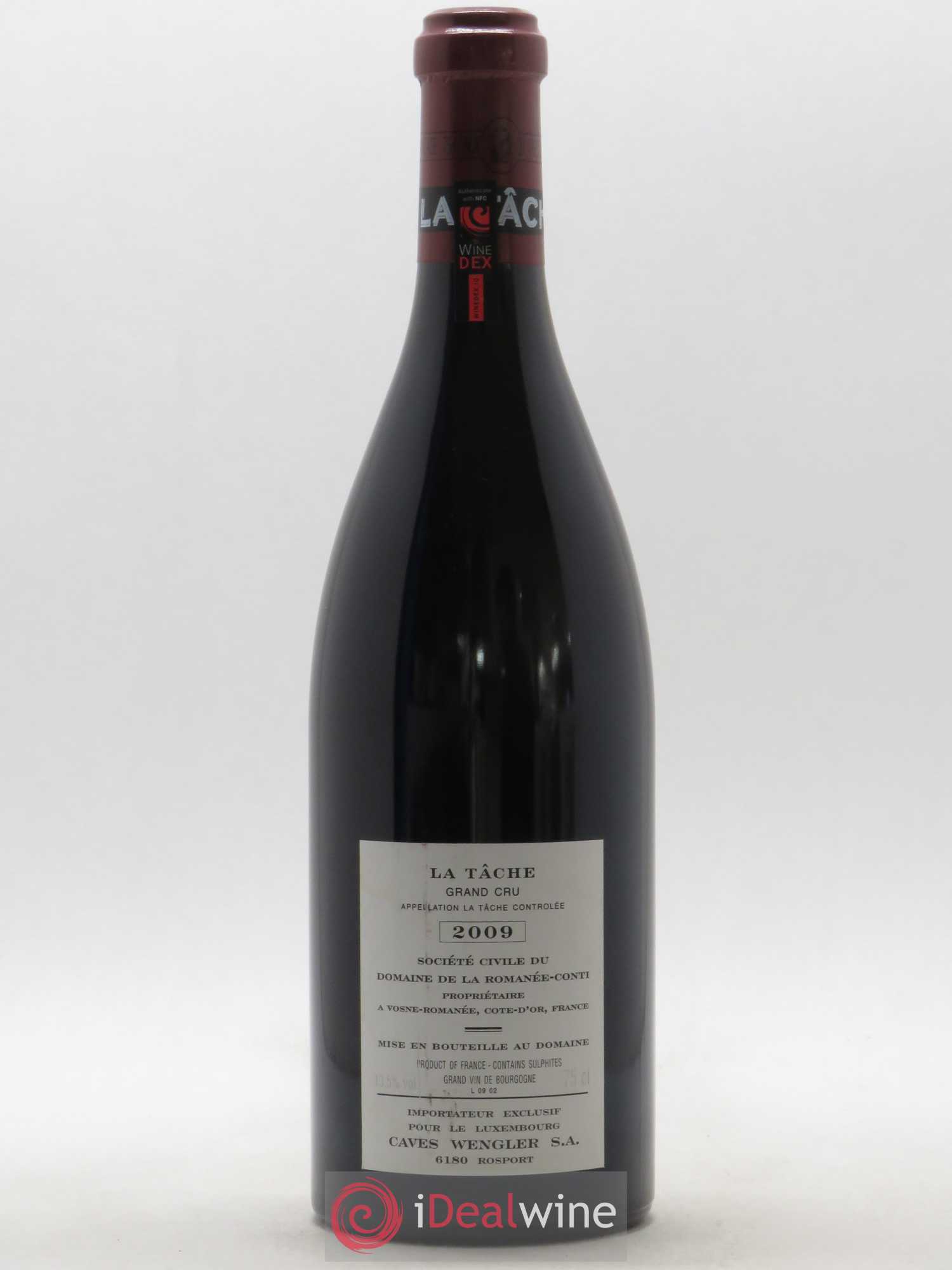 La Tâche Grand Cru Domaine de la Romanée-Conti 2009 - Lot de 1 bouteille - 1