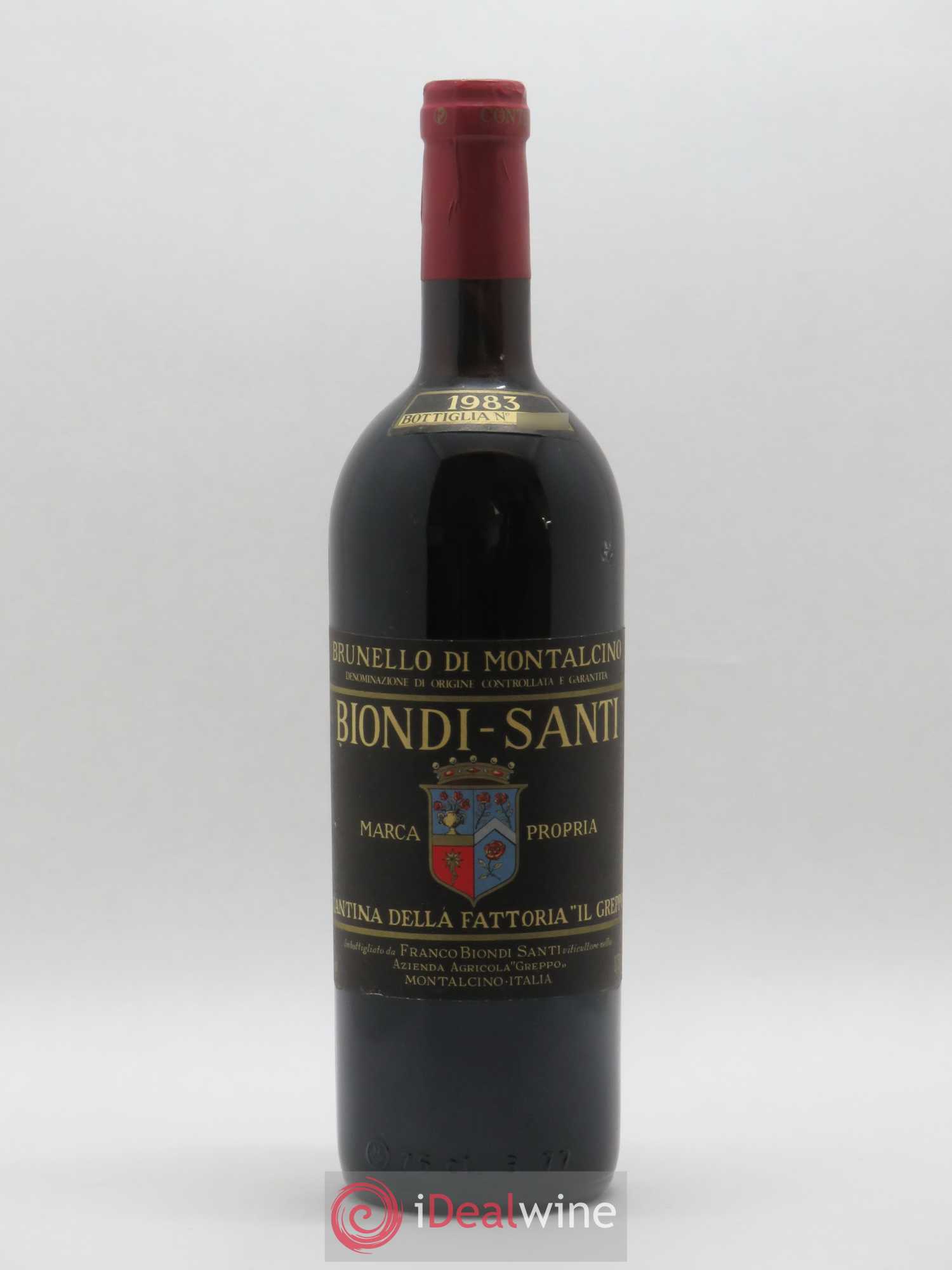 Brunello di Montalcino DOCG Riserva Biondi-Santi Tenuta Greppo 1983 - Lot de 1 bouteille - 0