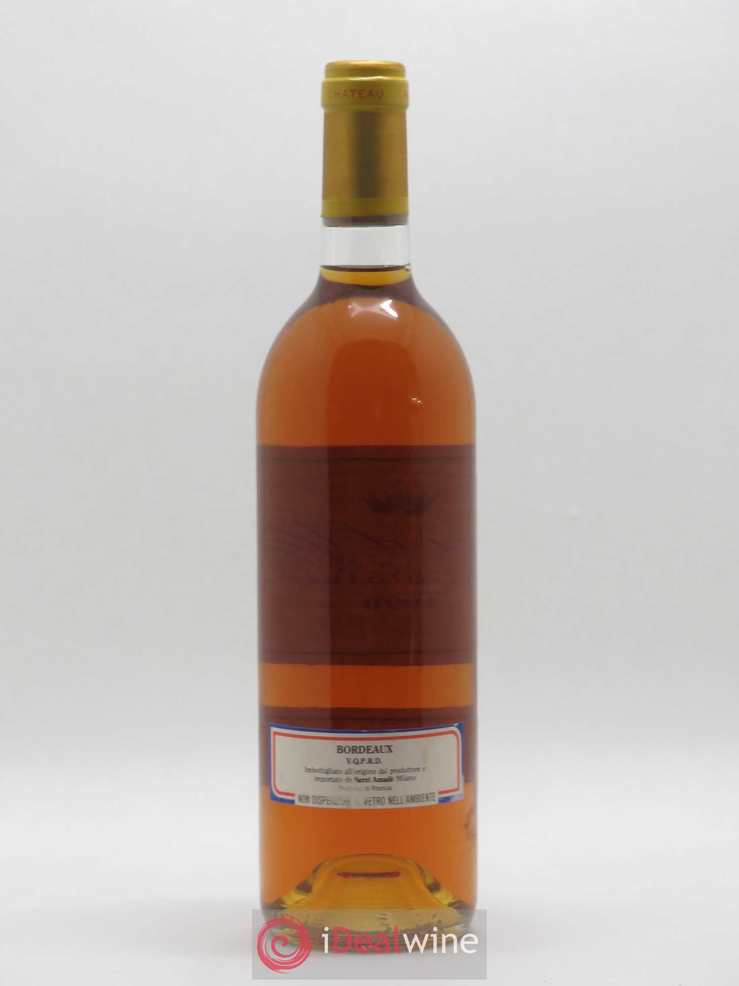 Château d' Yquem 1er Cru Classé Supérieur 1990 - Lotto di 1 bottiglia - 1