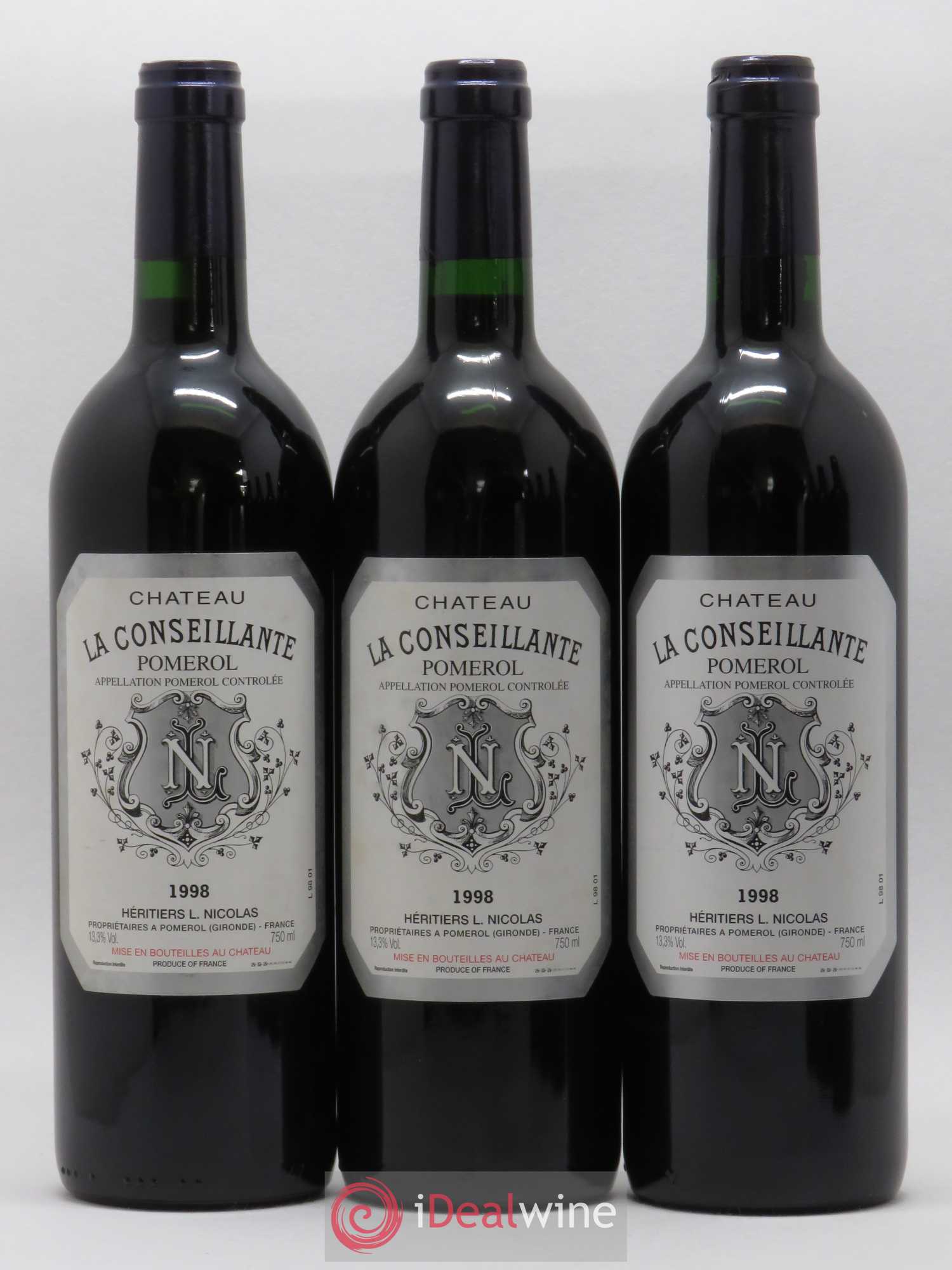 Château la Conseillante 1998 - Lot de 6 bouteilles - 1