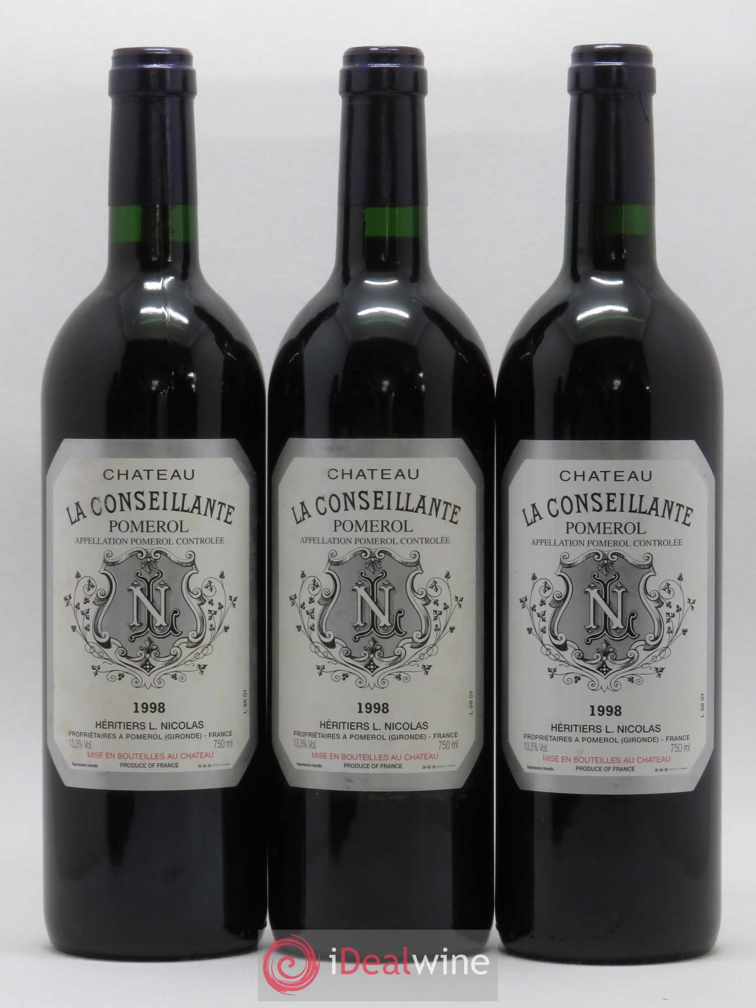 Château la Conseillante 1998 - Lot de 6 bouteilles - 2
