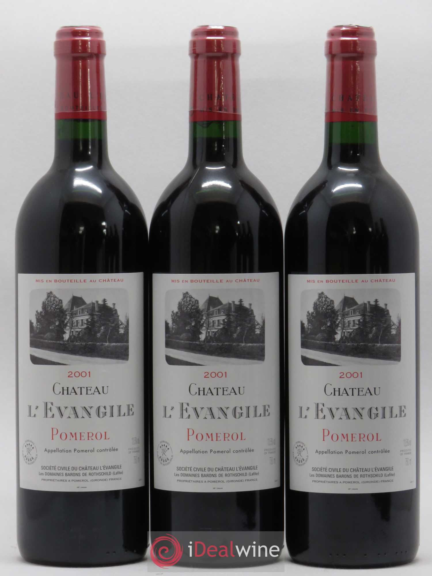 Château l' Évangile 2001 - Lot de 6 bouteilles - 1
