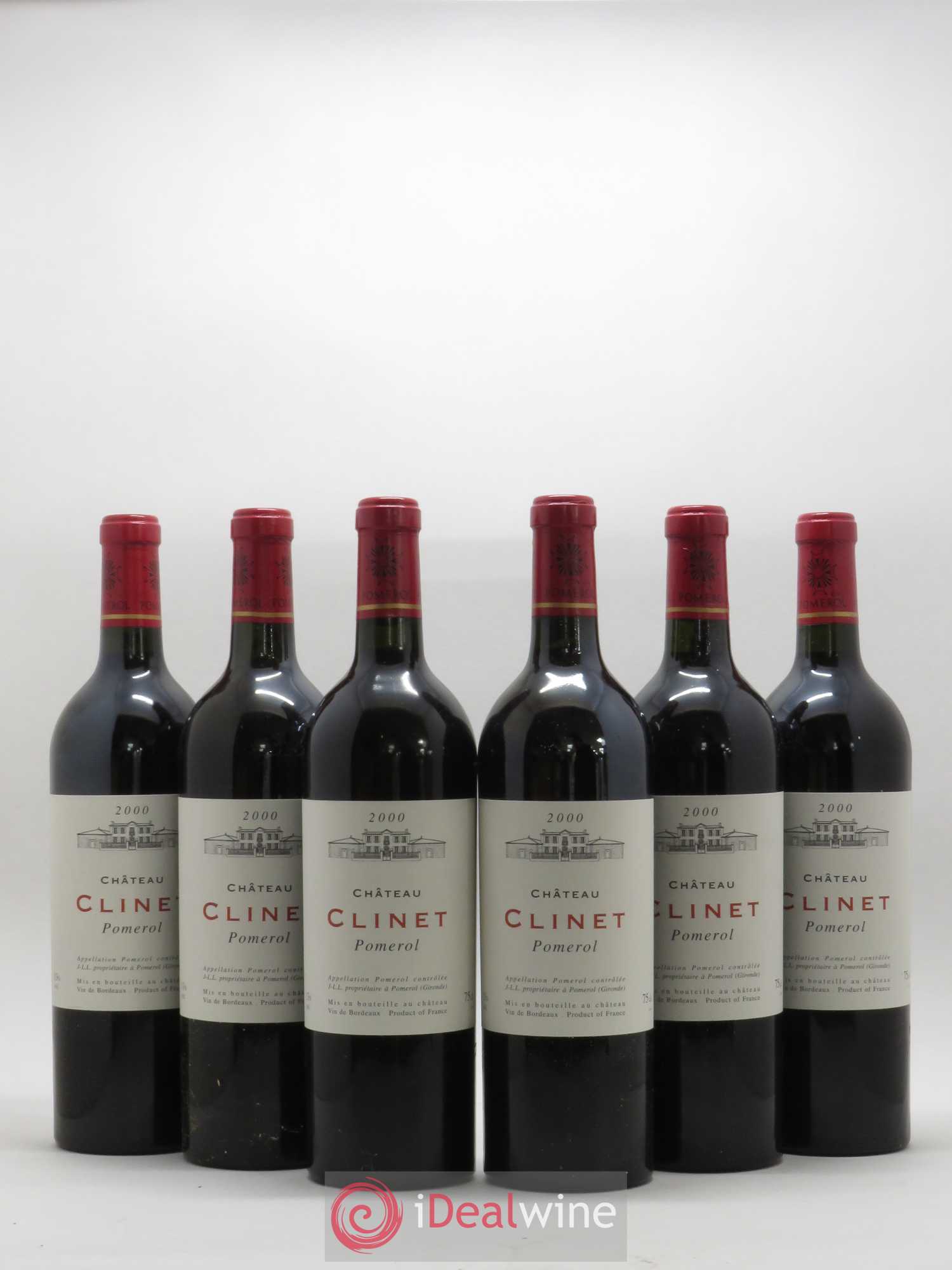 Château Clinet 2000 - Lot de 6 bouteilles - 0