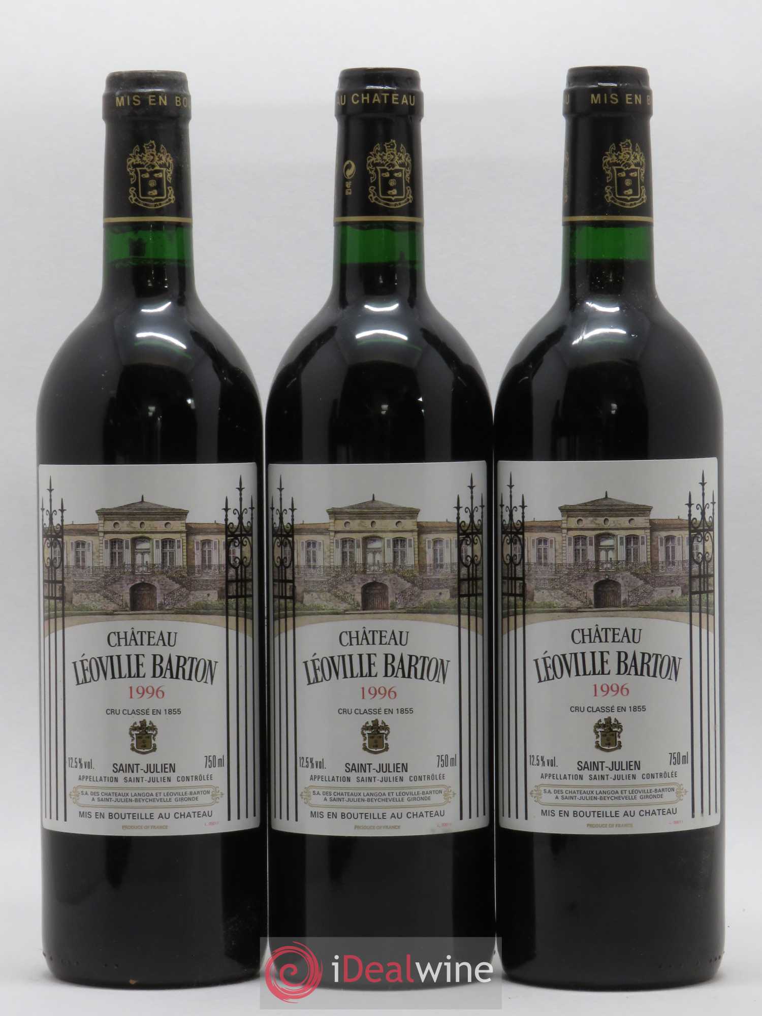 Château Léoville Barton 2ème Grand Cru Classé 1996 - Lotto di 12 bottiglie - 2