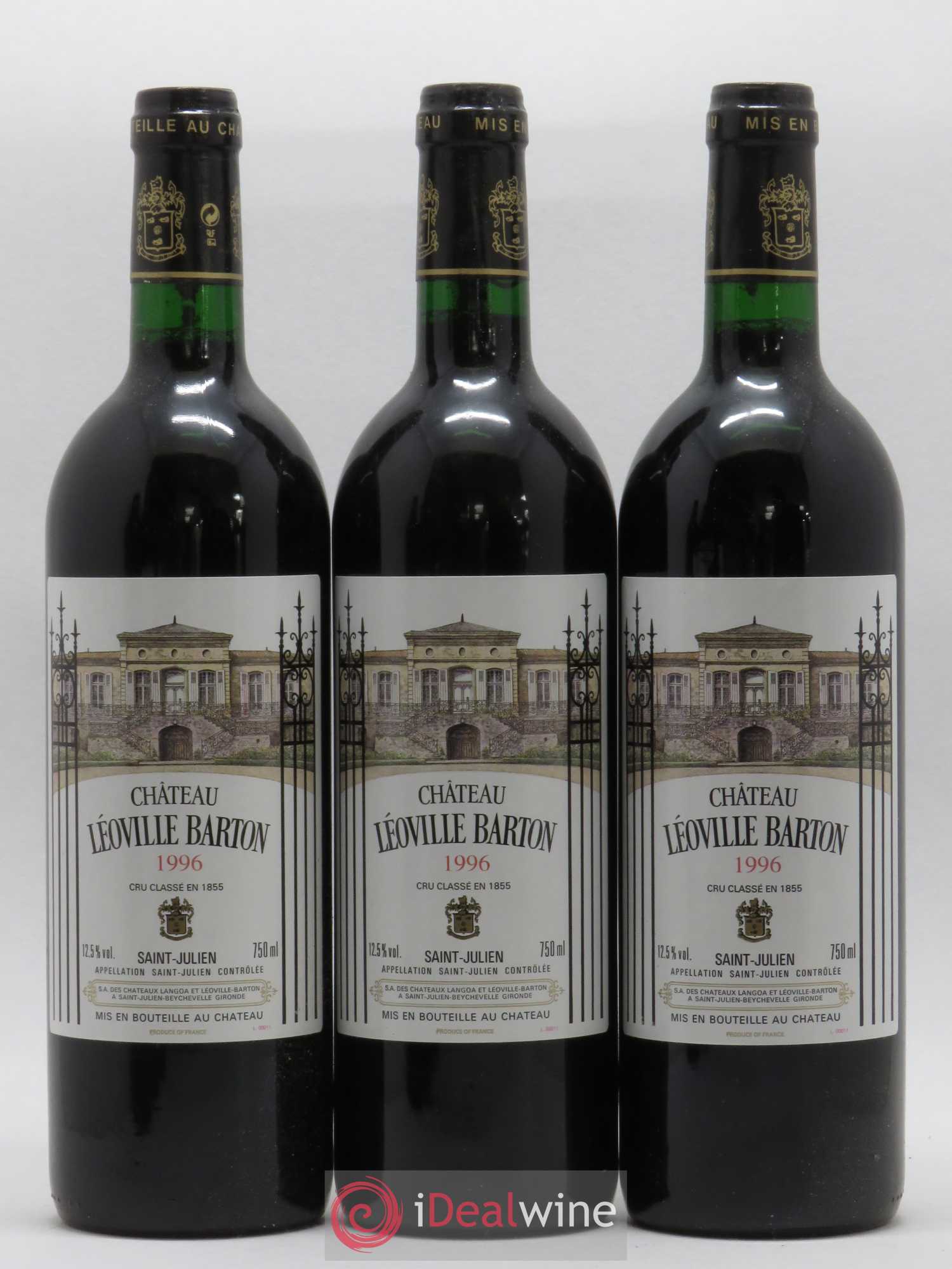 Château Léoville Barton 2ème Grand Cru Classé 1996 - Lotto di 12 bottiglie - 4