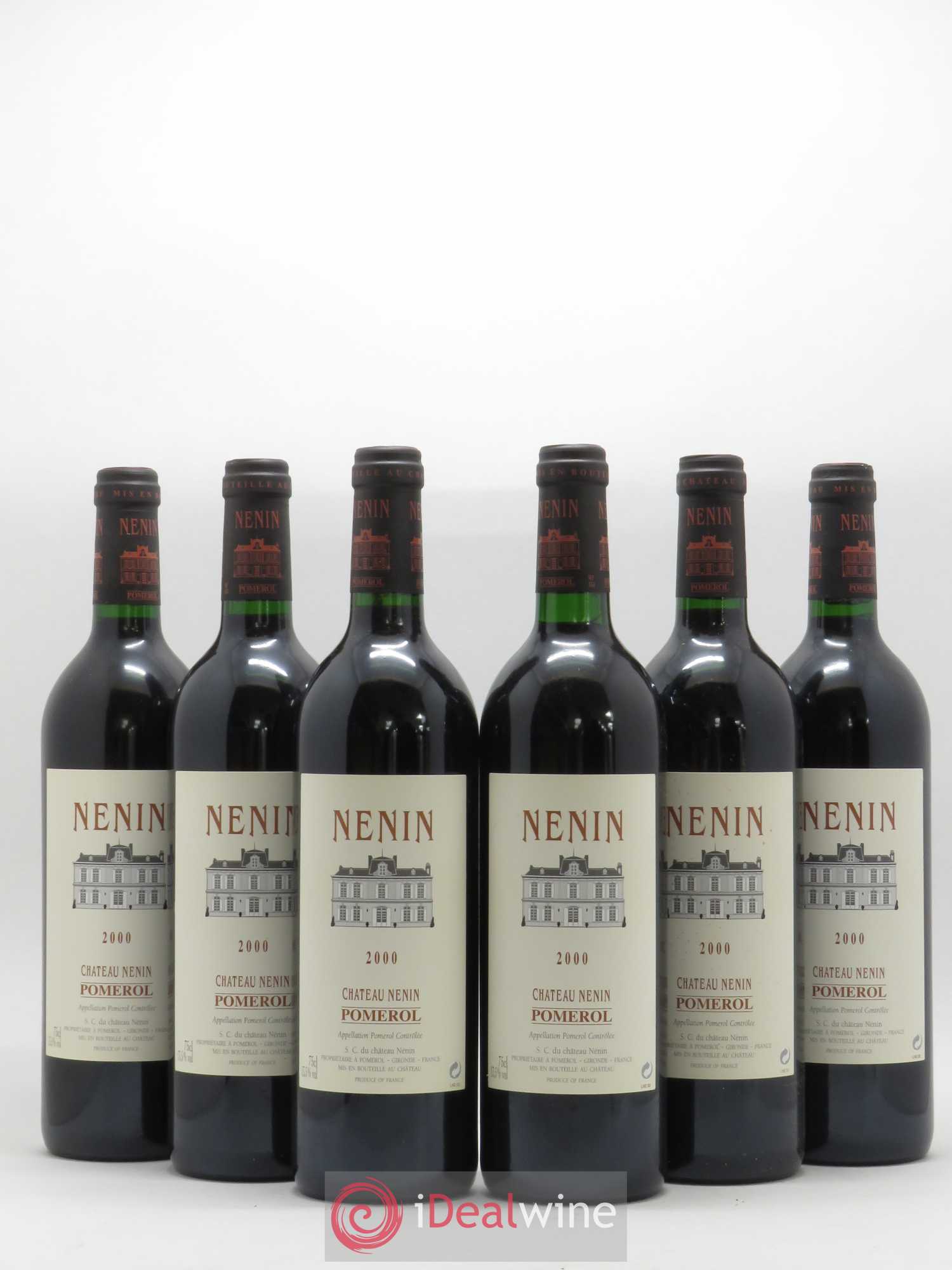 Château Nenin 2000 - Lot de 6 bouteilles - 0