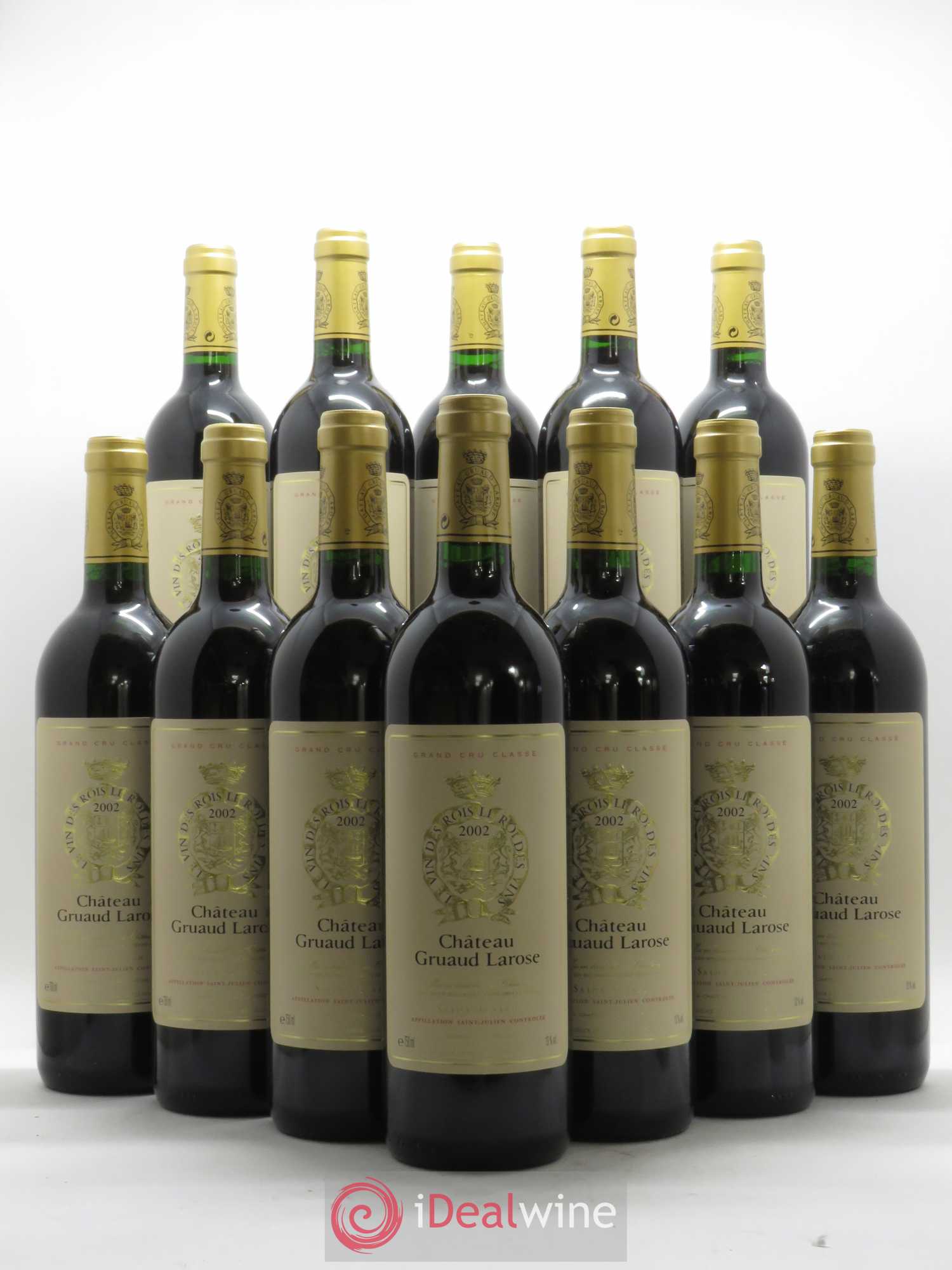 Château Gruaud Larose 2ème Grand Cru Classé 2002 - Lot de 12 bouteilles - 0