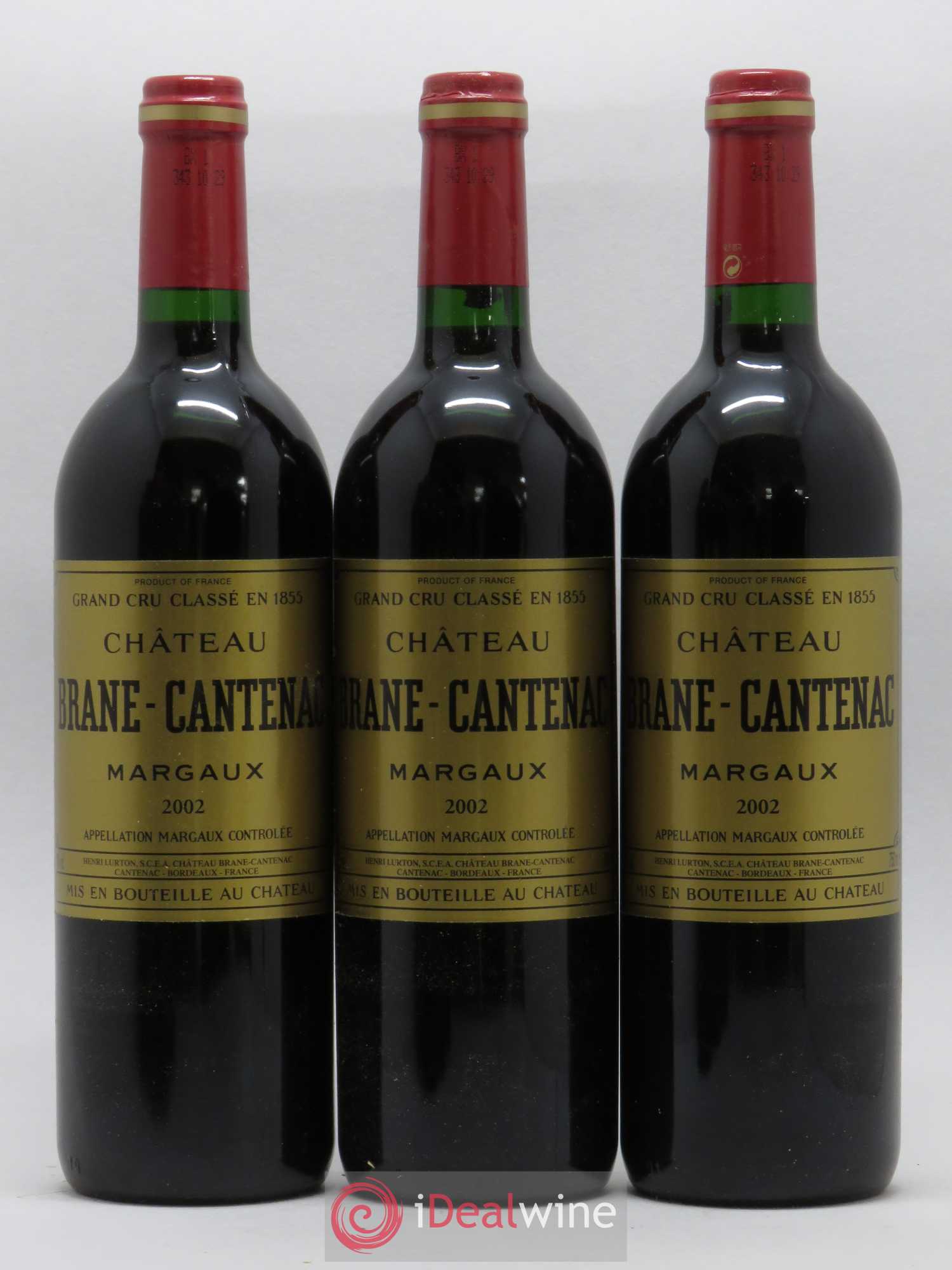 Château Brane Cantenac 2ème Grand Cru Classé 2002 - Lot de 12 bouteilles - 3