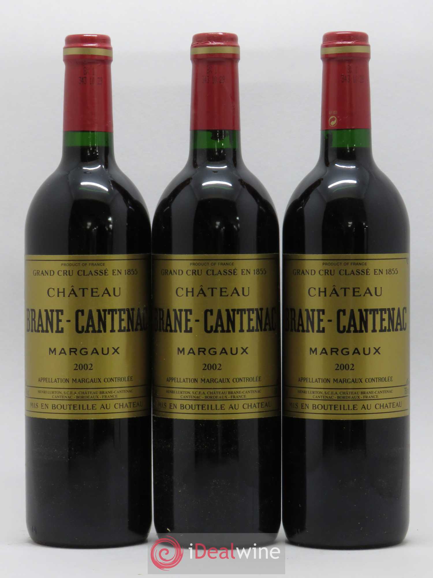 Château Brane Cantenac 2ème Grand Cru Classé 2002 - Lot de 12 bouteilles - 4