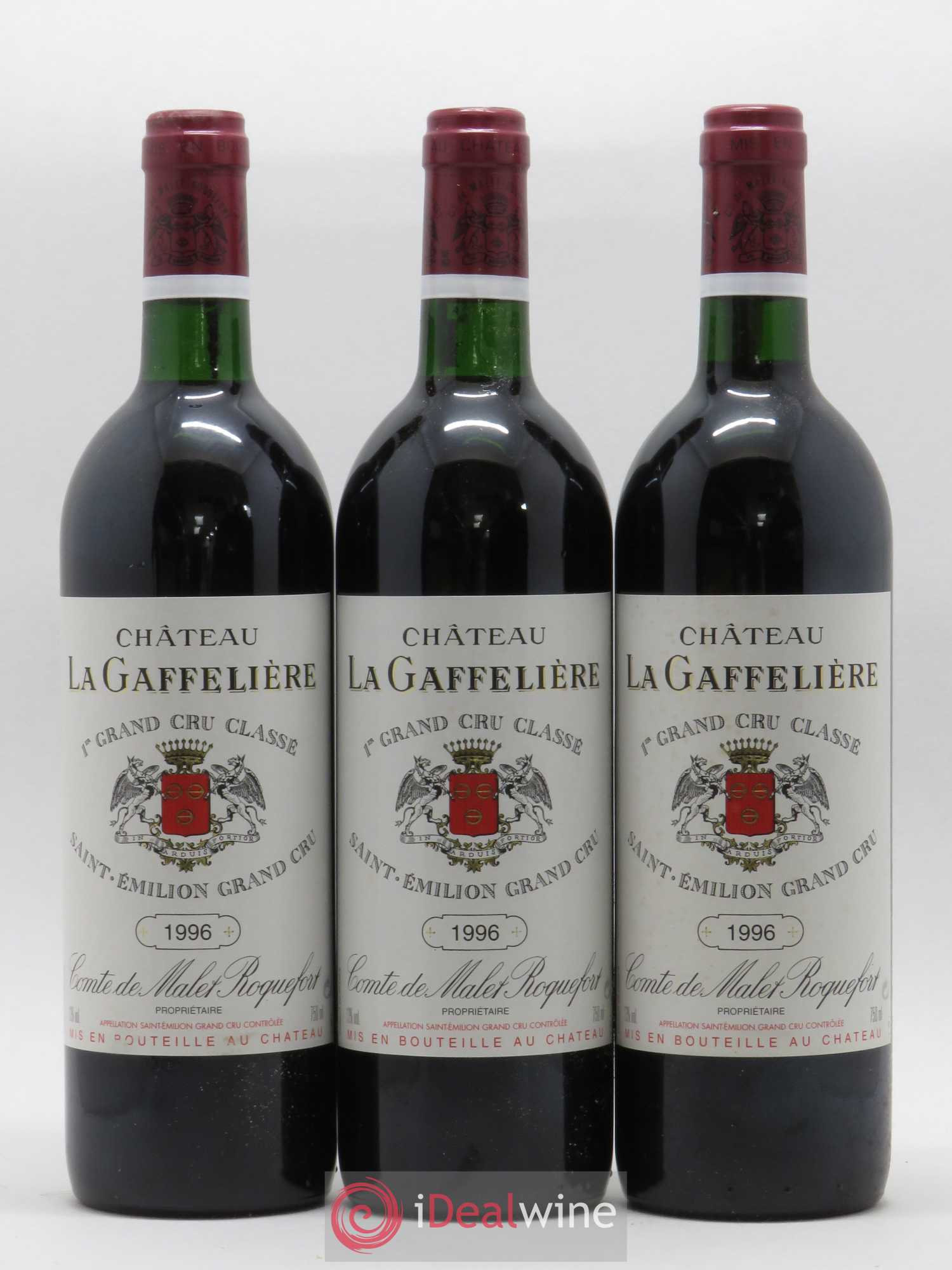 Château la Gaffelière 1er Grand Cru Classé B 1996 - Lot de 12 bouteilles - 1