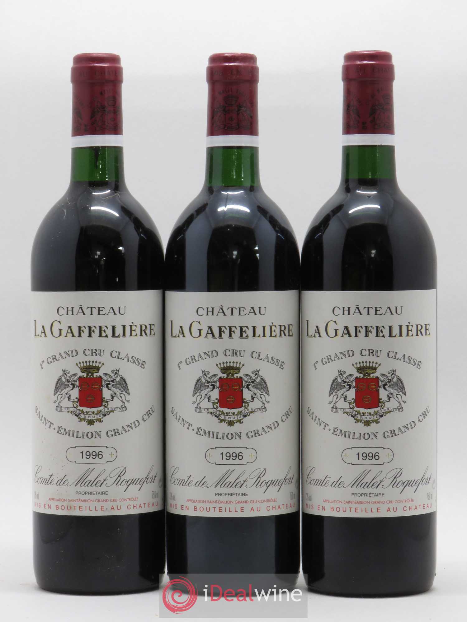 Château la Gaffelière 1er Grand Cru Classé B 1996 - Lot de 12 bouteilles - 3