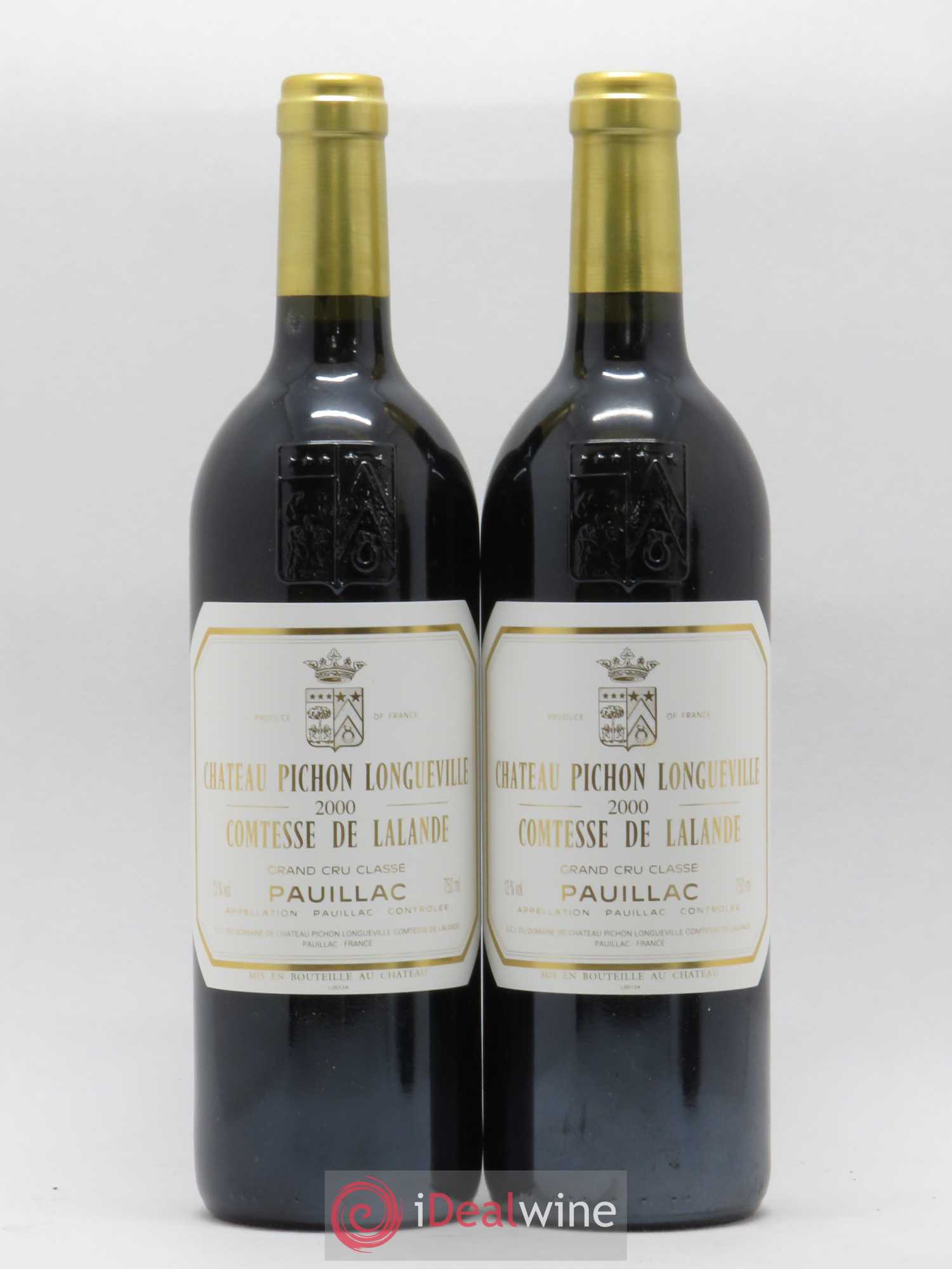 Château Pichon Longueville Comtesse de Lalande 2ème Grand Cru Classé 2000 - Lot de 1 bouteille - 0