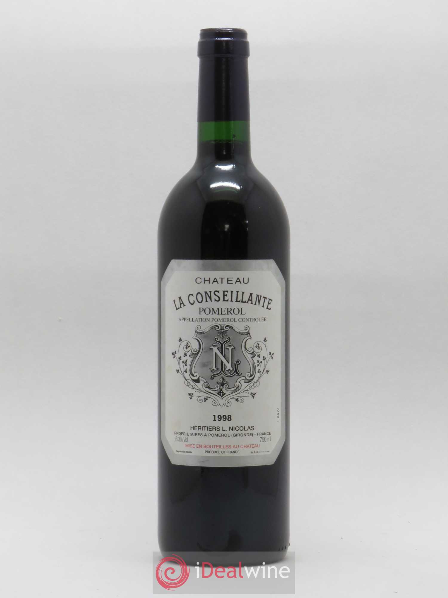 Château la Conseillante 1998 - Lot de 1 bouteille - 0