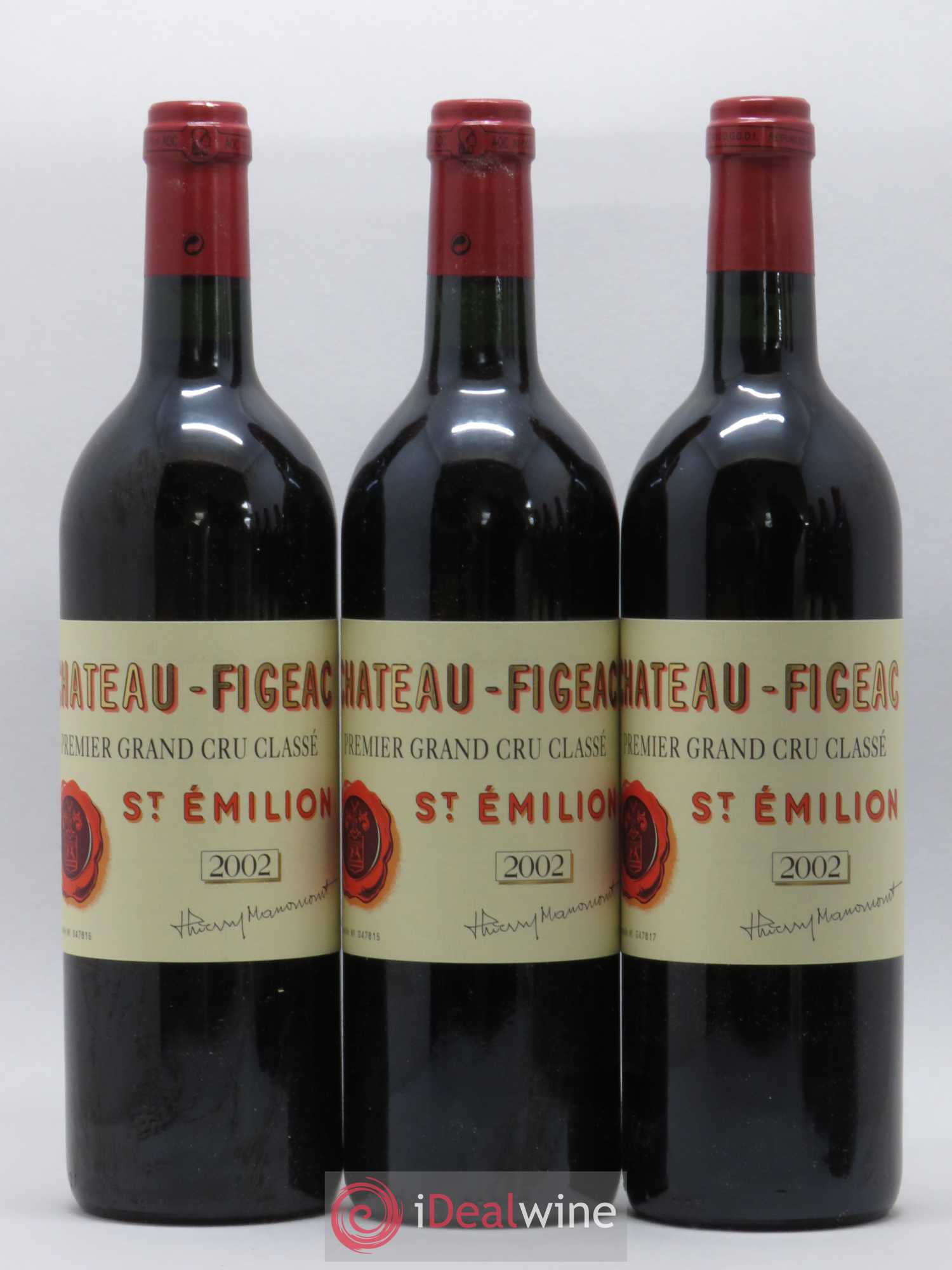 Château Figeac 1er Grand Cru Classé A 2002 - Lot de 6 bouteilles - 1