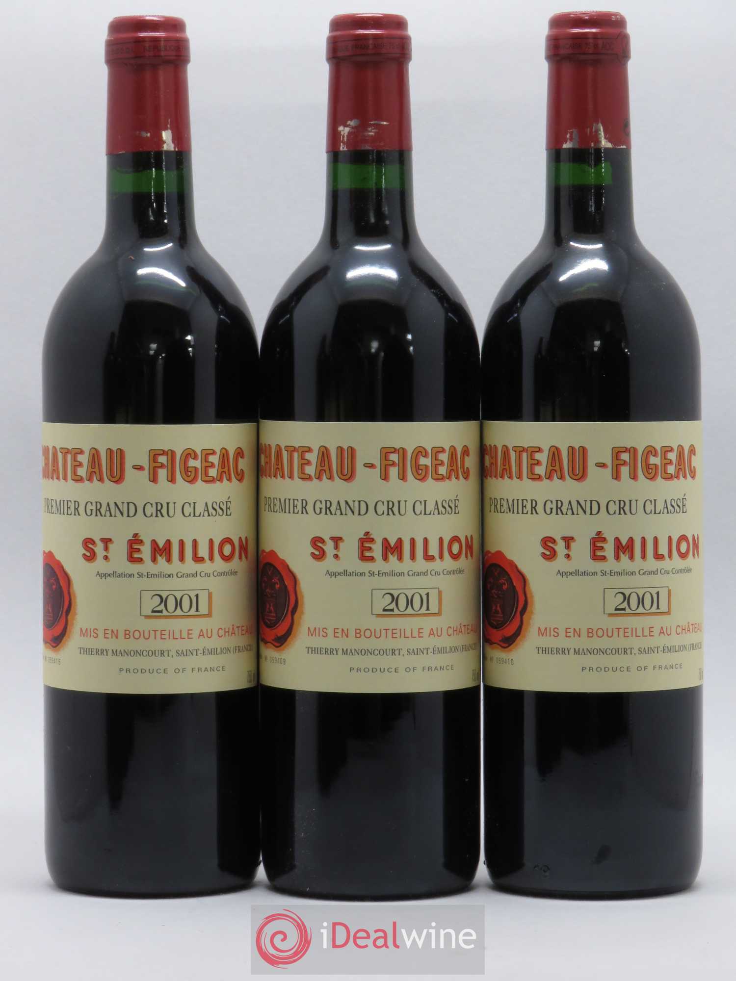 Château Figeac 1er Grand Cru Classé A 2001 - Lot de 6 bouteilles - 2