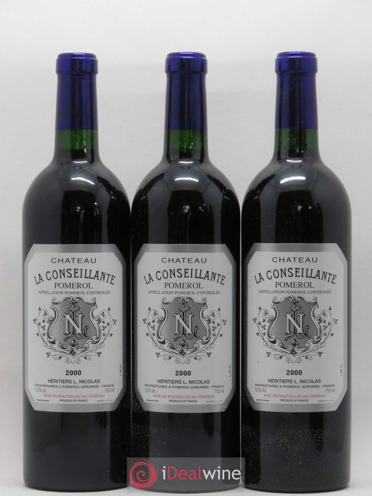 Château la Conseillante 2000 - Lot de 6 bouteilles - 1