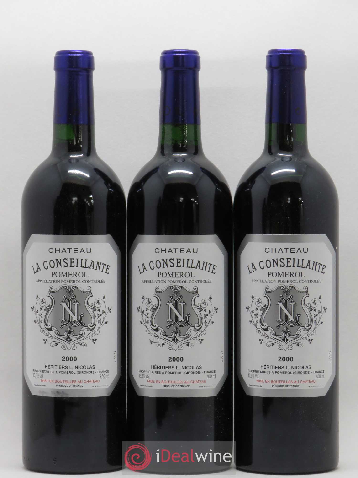 Château la Conseillante 2000 - Lot de 6 bouteilles - 2