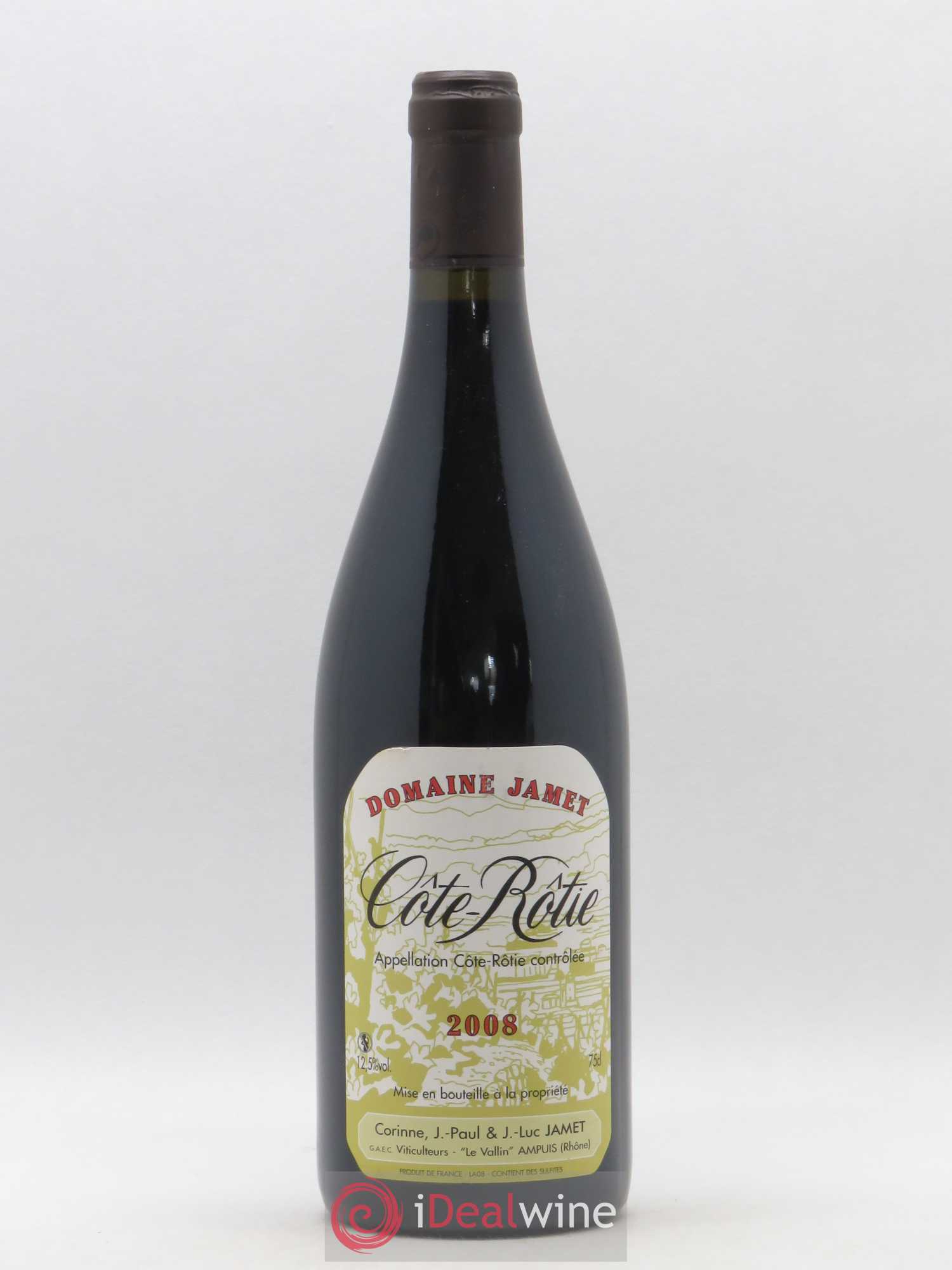 Côte-Rôtie Jamet (Domaine) 2008 - Lot de 1 bouteille - 0