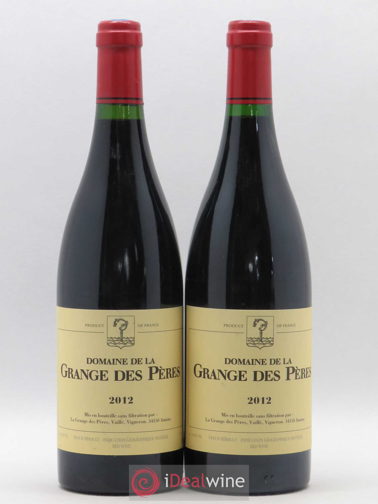 Pays d'Hérault Grange des Pères Laurent Vaillé 2012 - Lot de 2 bouteilles - 0