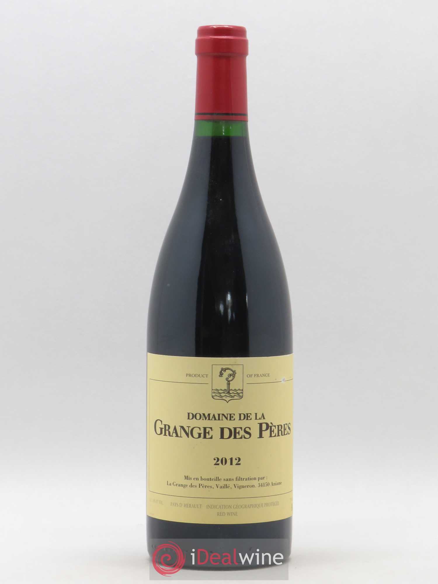 Pays d'Hérault Grange des Pères Laurent Vaillé 2012 - Lot de 1 bouteille - 0