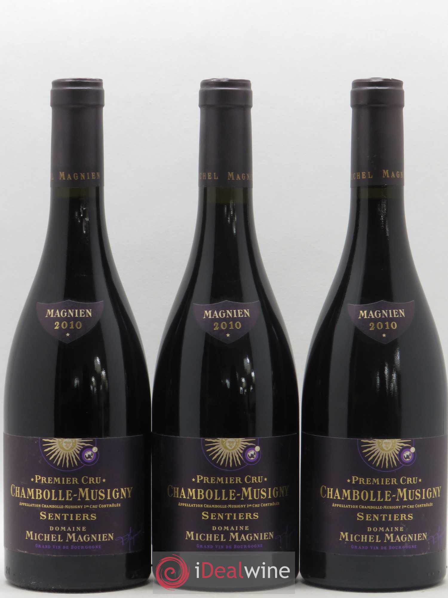 Chambolle-Musigny 1er Cru Les Sentiers Michel Magnien 2010 - Lot de 3 bouteilles - 0