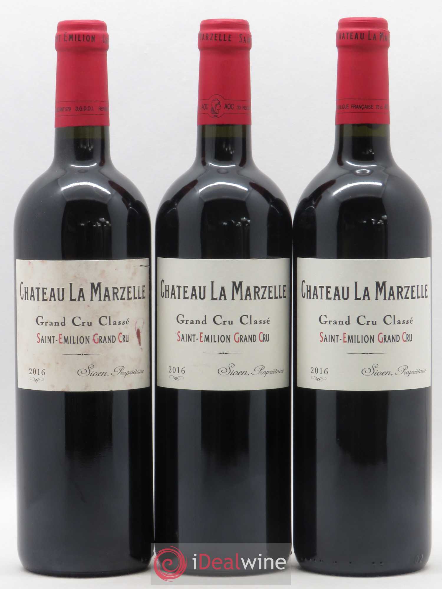 Château La Marzelle Grand Cru Classé 2016 - Lot de 6 bouteilles - 1