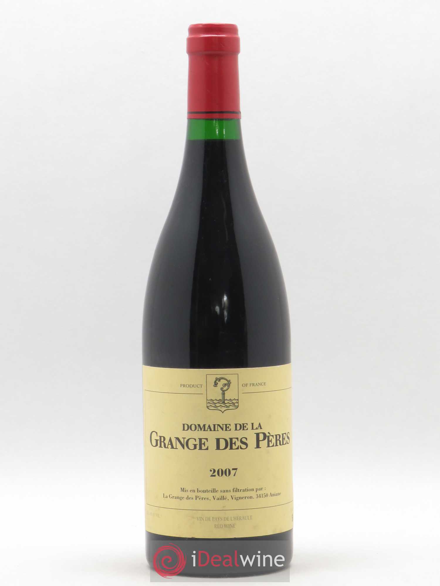 Pays d'Hérault Grange des Pères Laurent Vaillé 2007 - Lot de 1 bouteille - 0