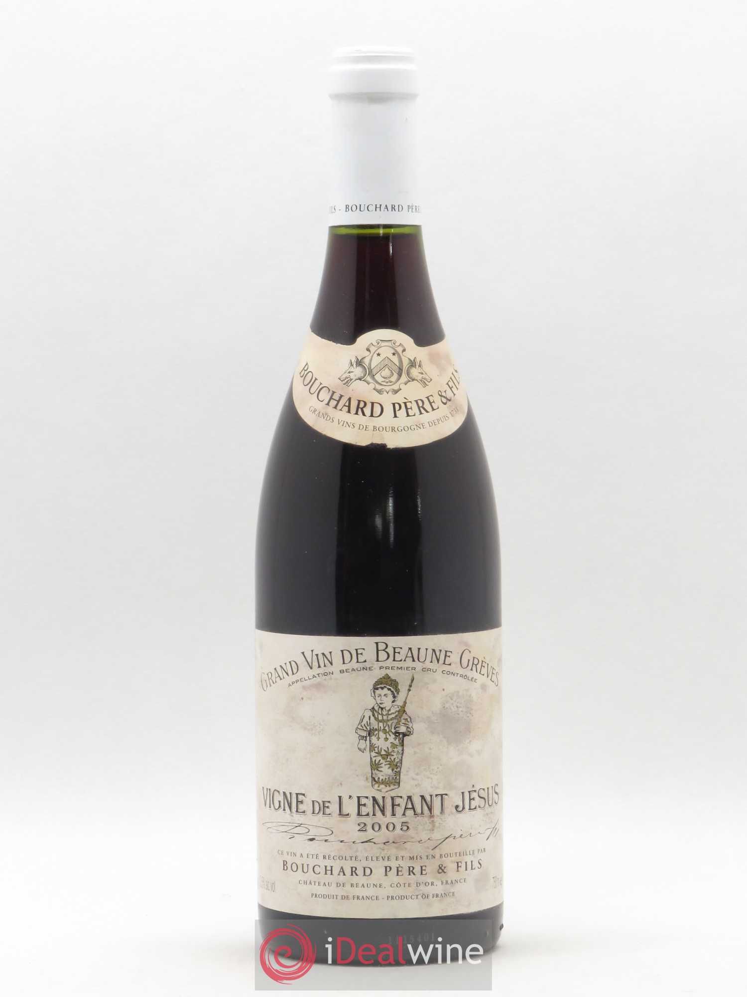 Beaune 1er Cru Grèves - Vigne de l'Enfant Jésus Bouchard Père & Fils 2005 - Lot de 1 bouteille - 0